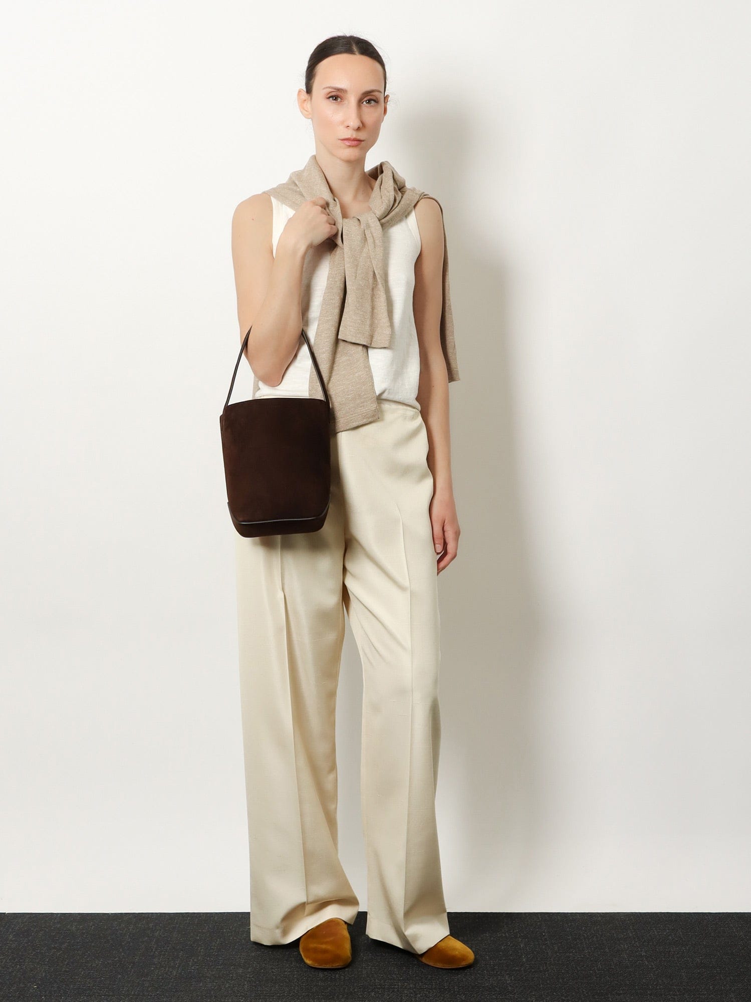The Row Beta silk trousers