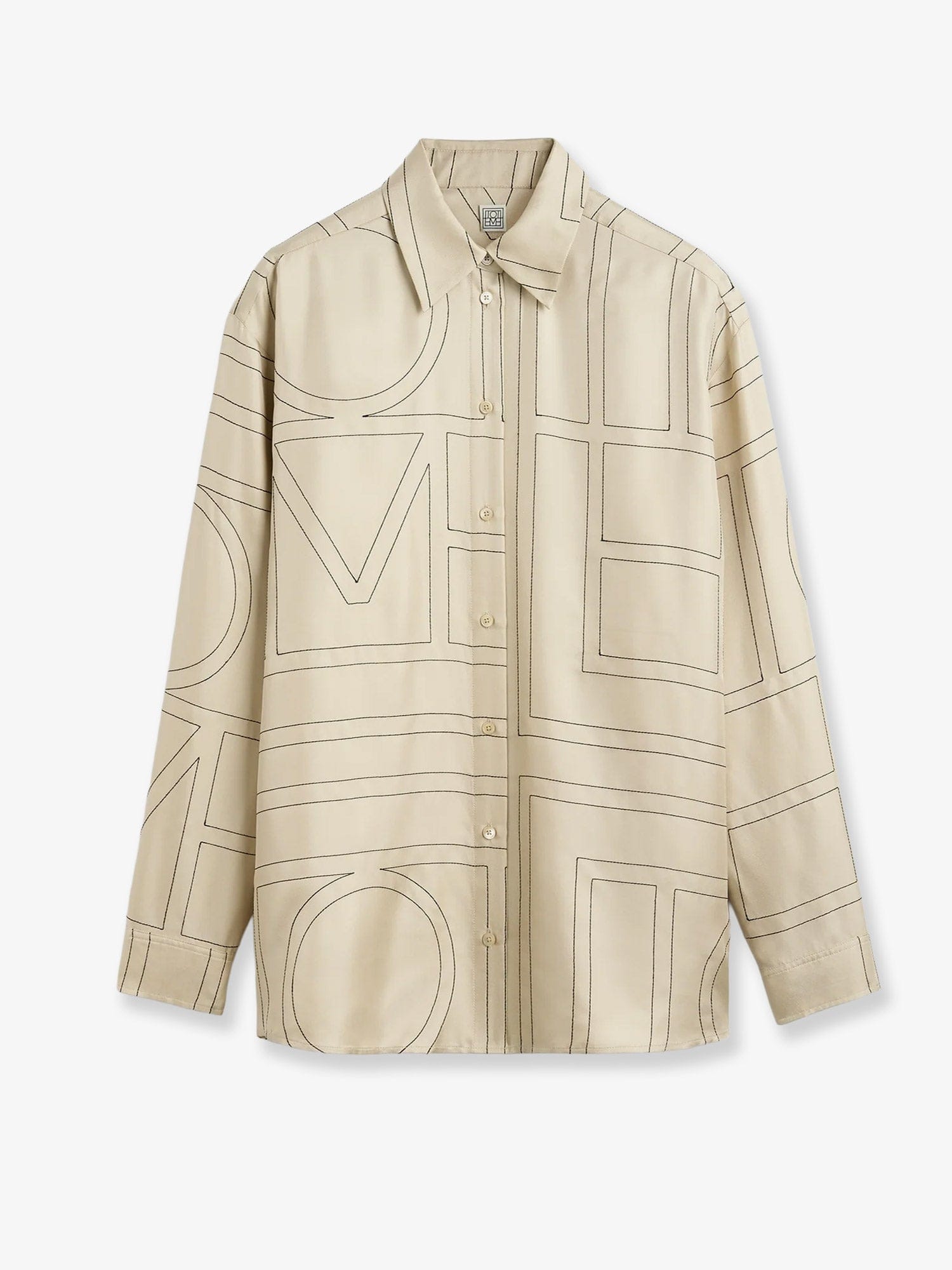 TOTEME Classic Pajamas organic silk shirt