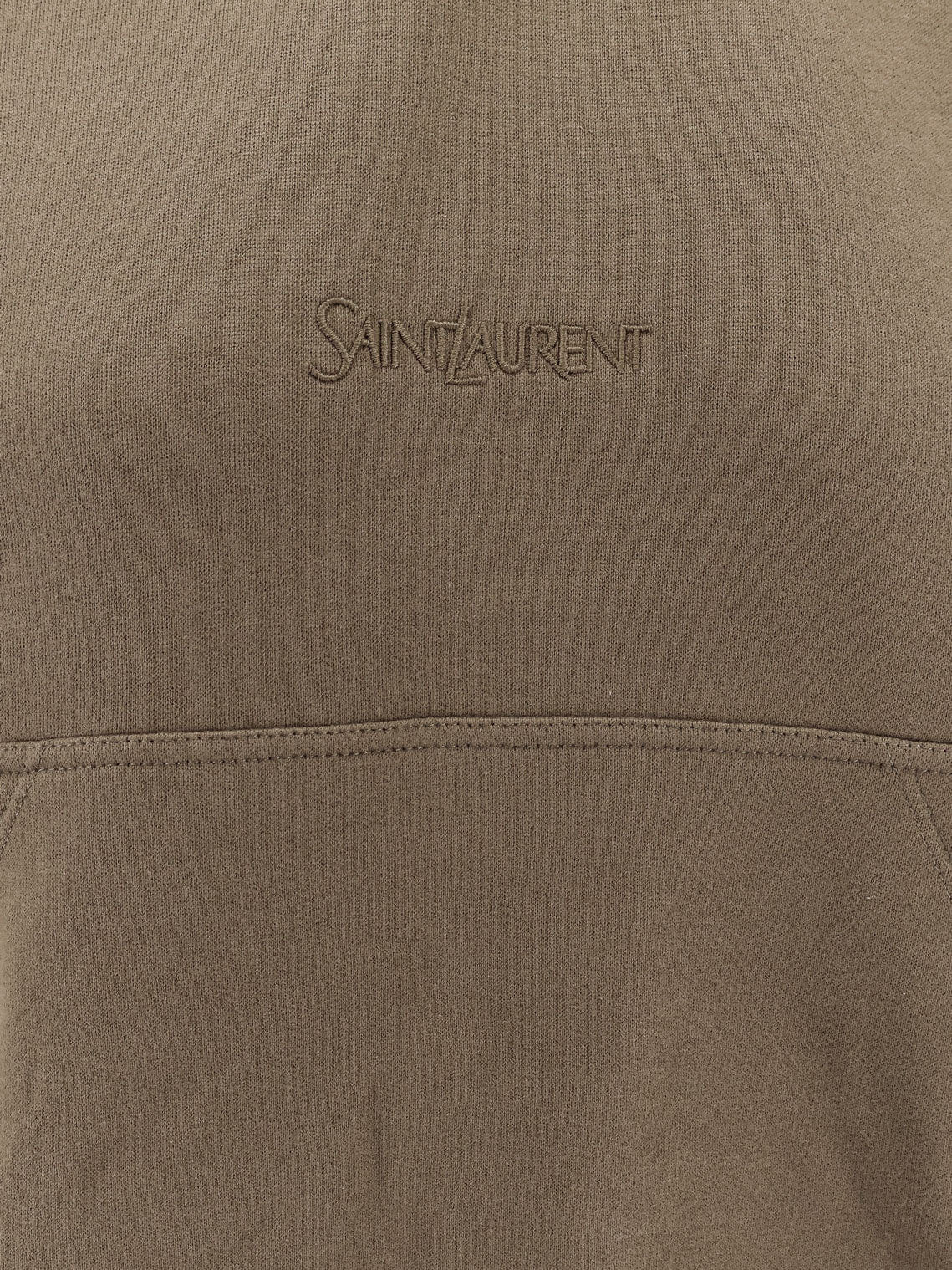 Saint Laurent Cotton sweatshirt with logo embroidery