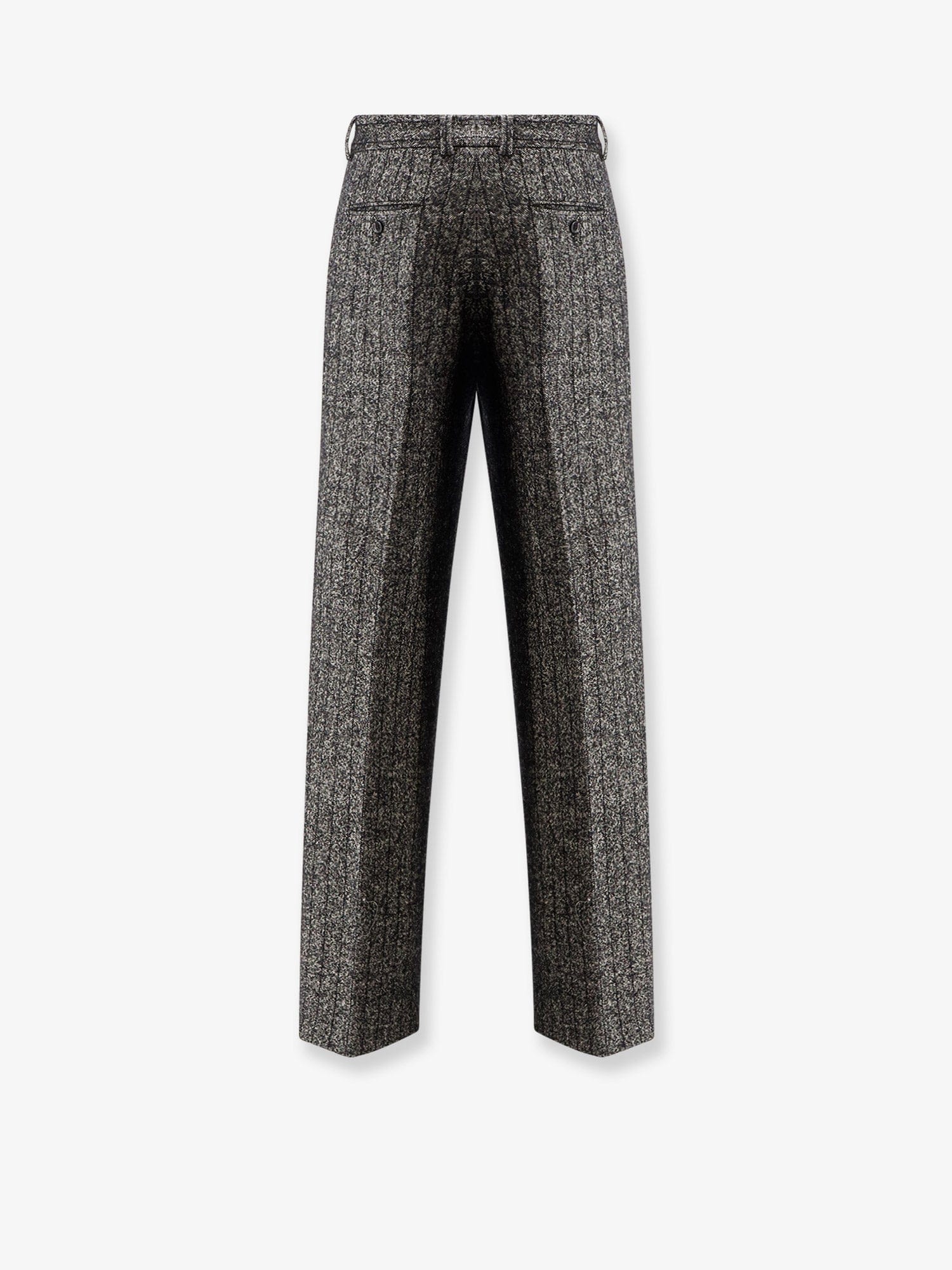Dolce & Gabbana Striped wool blend trousers
