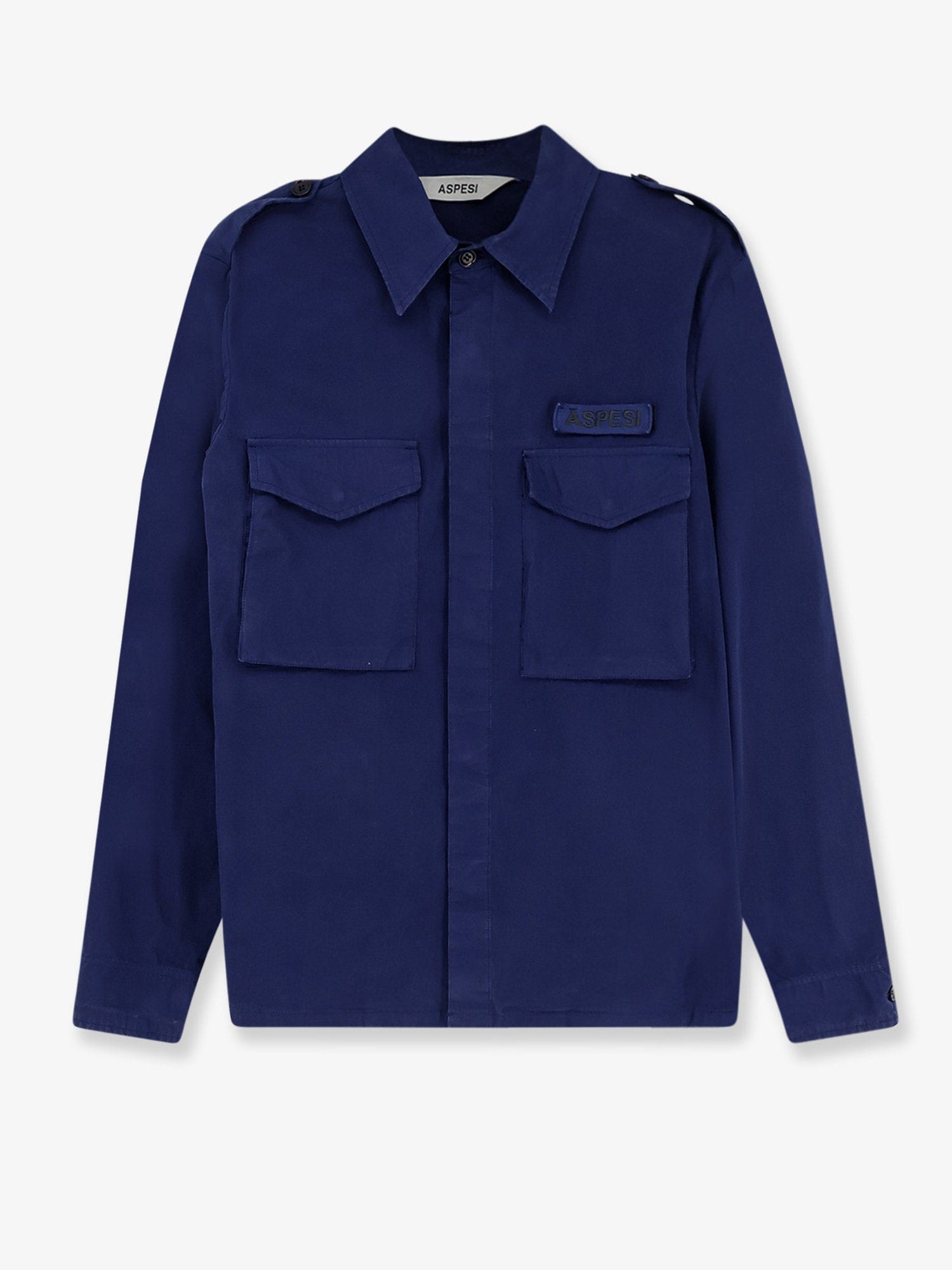 ASPESI Field "Lived" fabric shirt