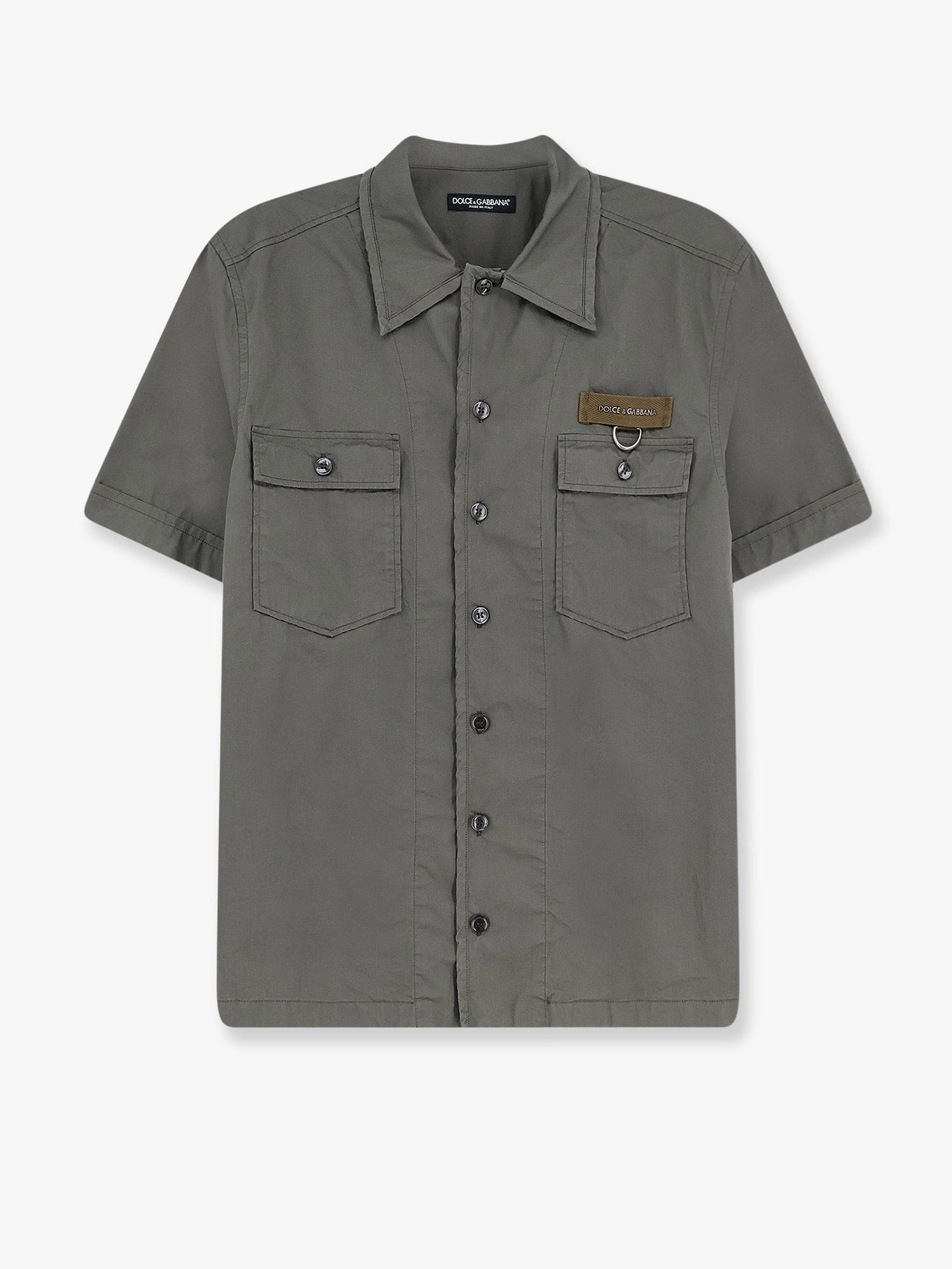 Dolce & Gabbana Cotton shirt with Logo patch