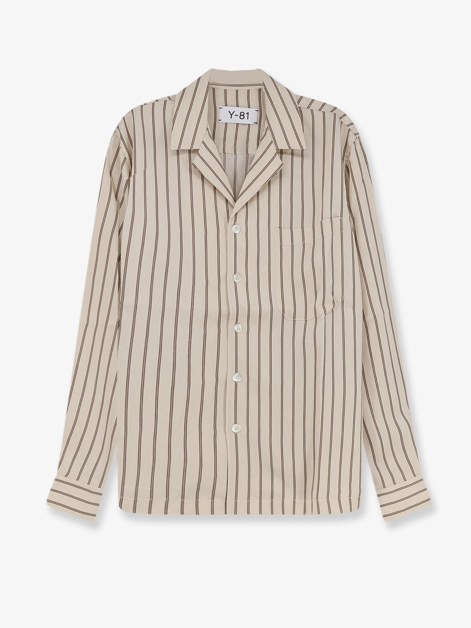 Y-81 Viscose shirt with striped pattern