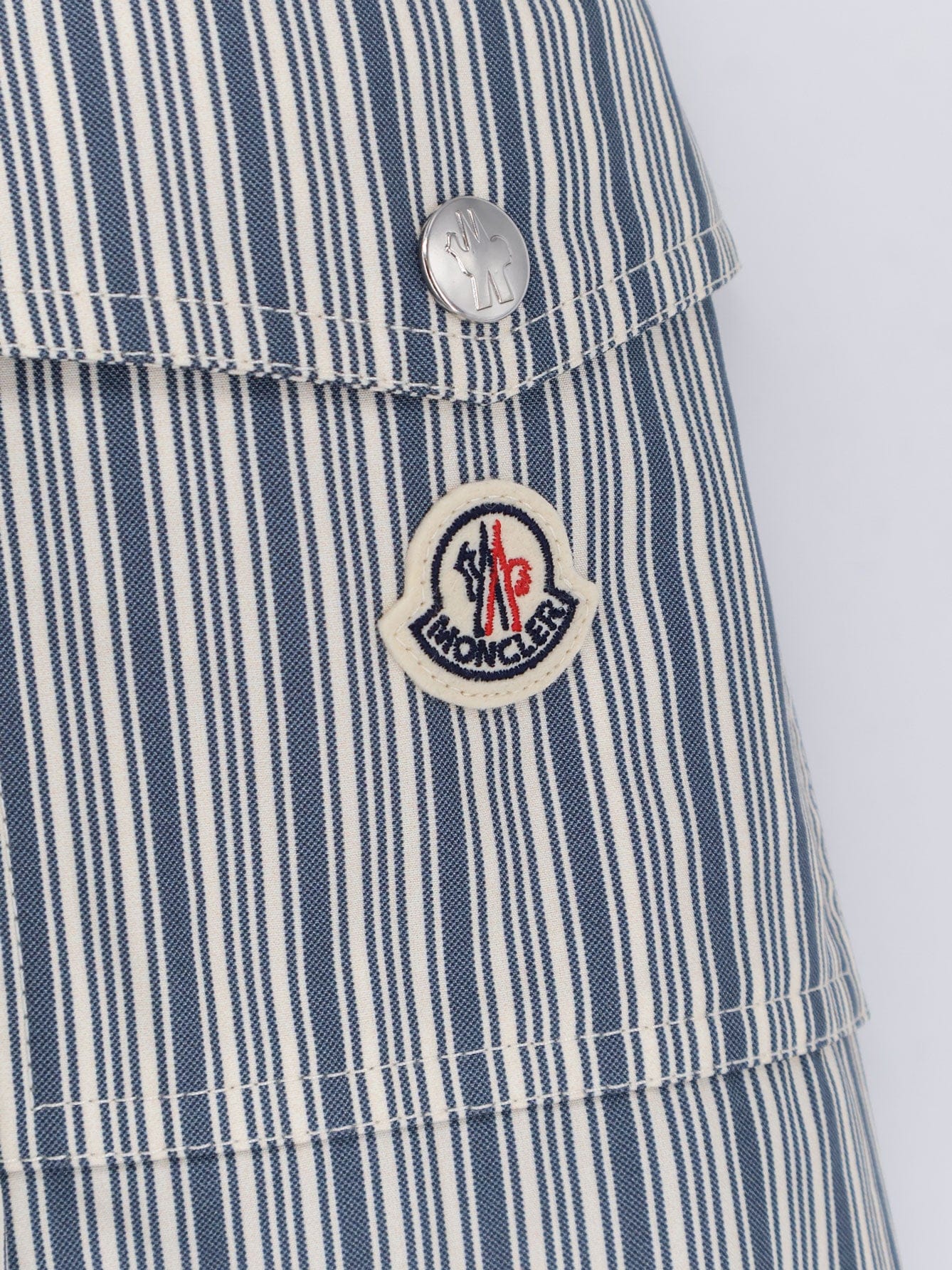 Moncler Havas striped cotton jacket
