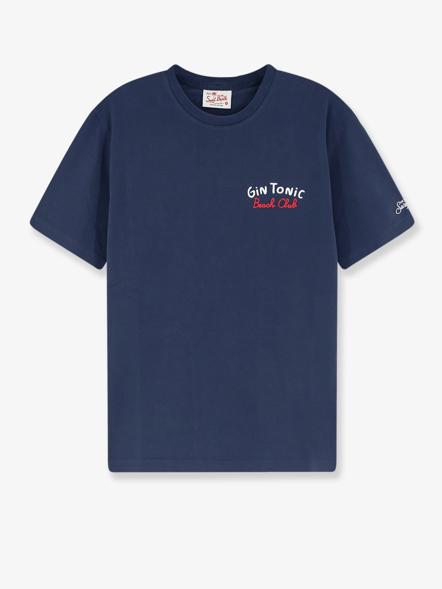 MC2 Saint Barth Portland cotton T-shirt with front embroidery