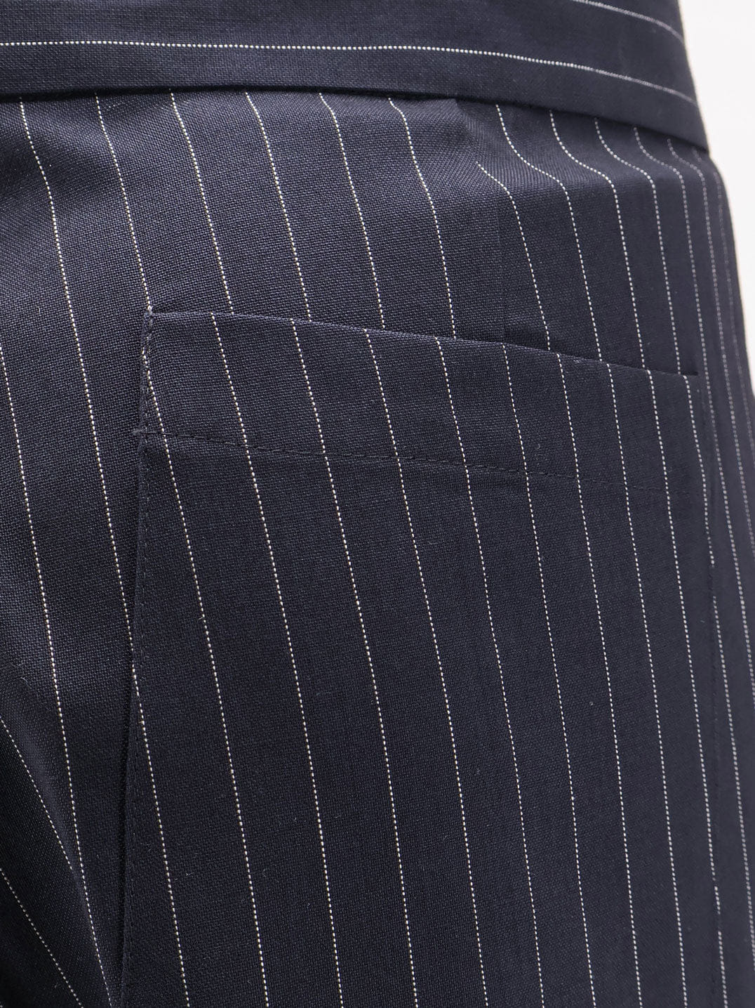 Y-81 Cotton trousers with pinstripe pattern