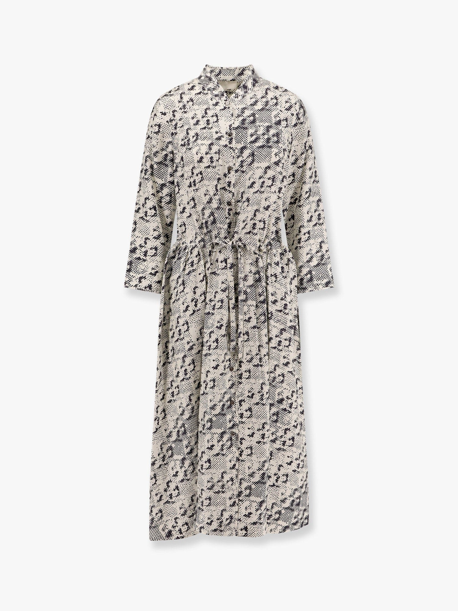 Tory Burch Silk dress with pixelated logo print