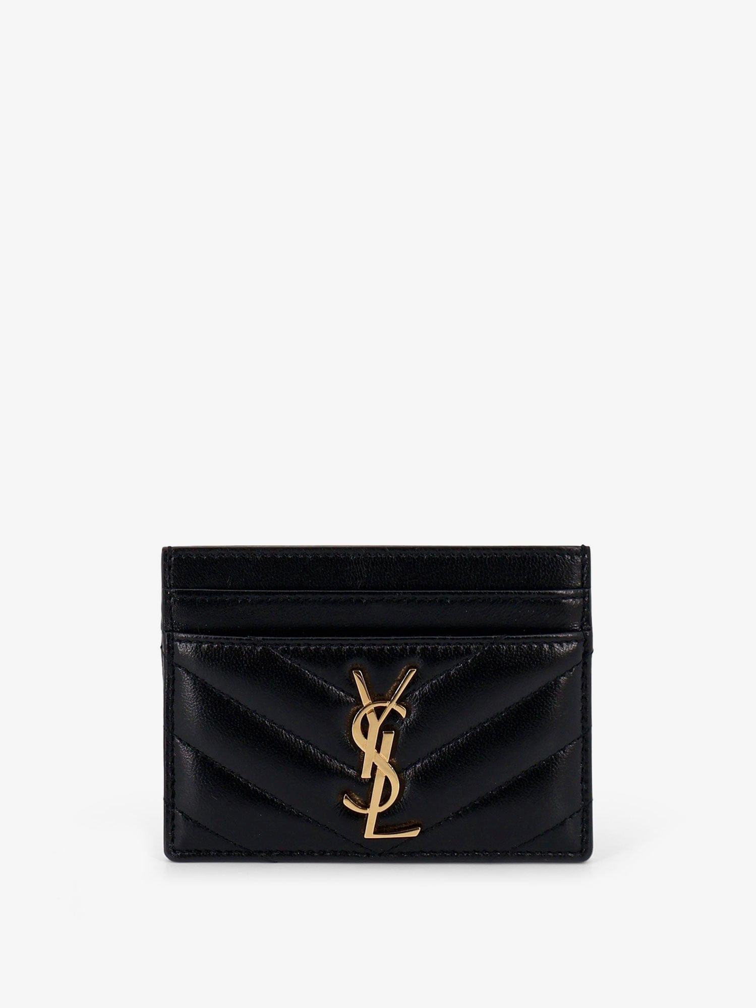 Saint Laurent Cassandre leather card holder