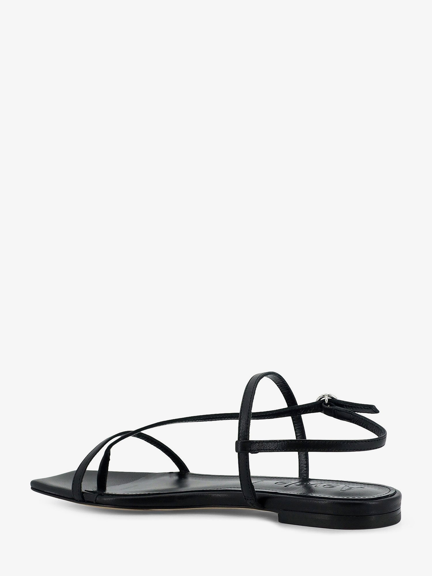 Aeyde Ella flat leather sandals