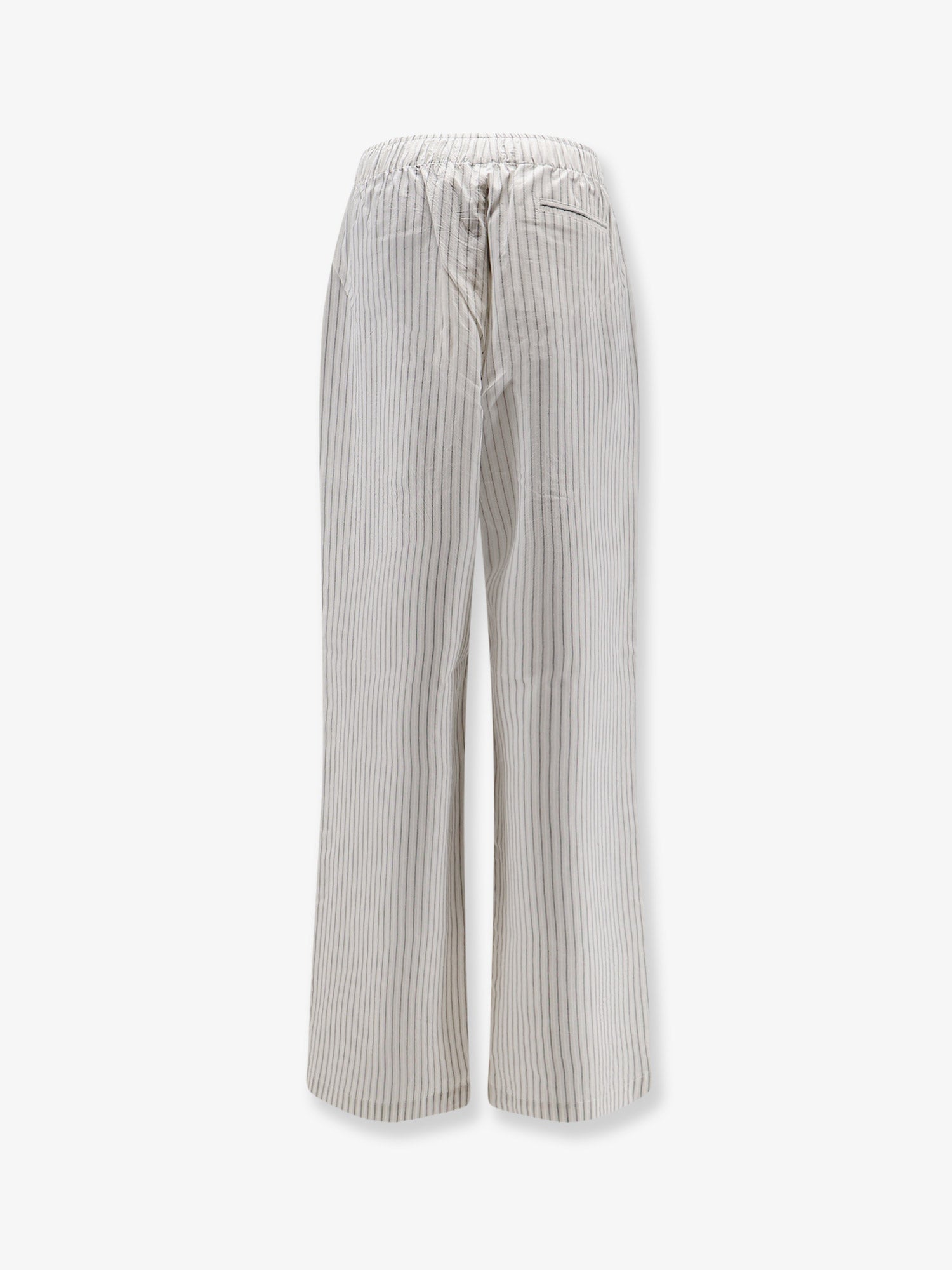 Róhe Silk trousers with striped pattern