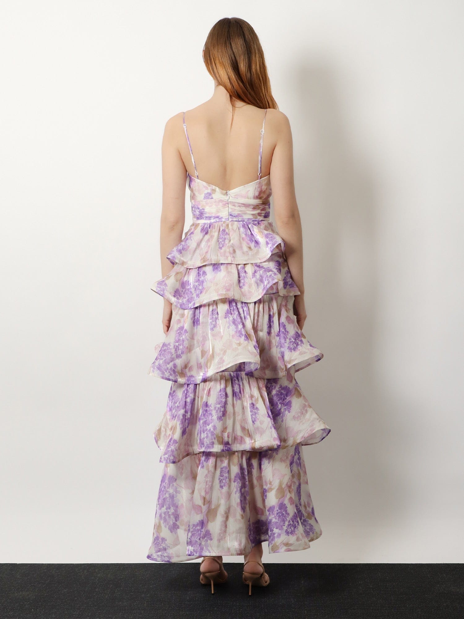ACTUALEE Ruffled long dress