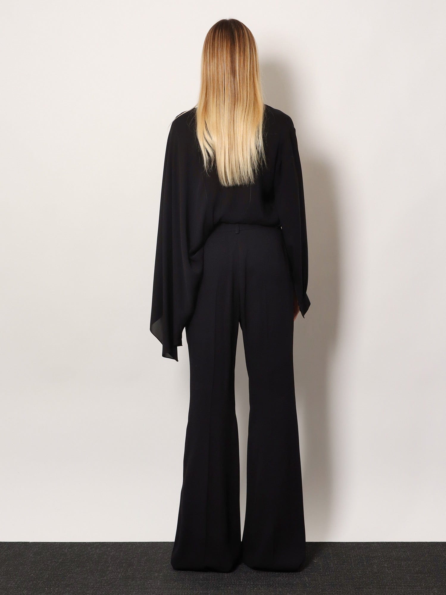 Balenciaga Viscose trousers with flared bottom