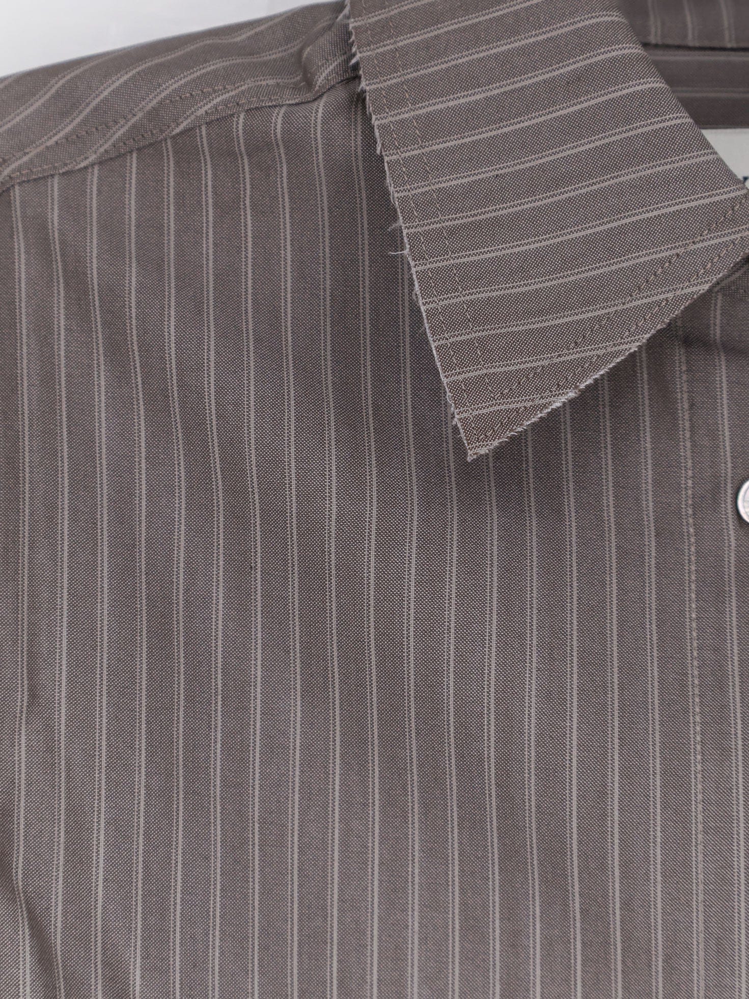 TONYWACK Silk and wool blend shirt with striped pattern
