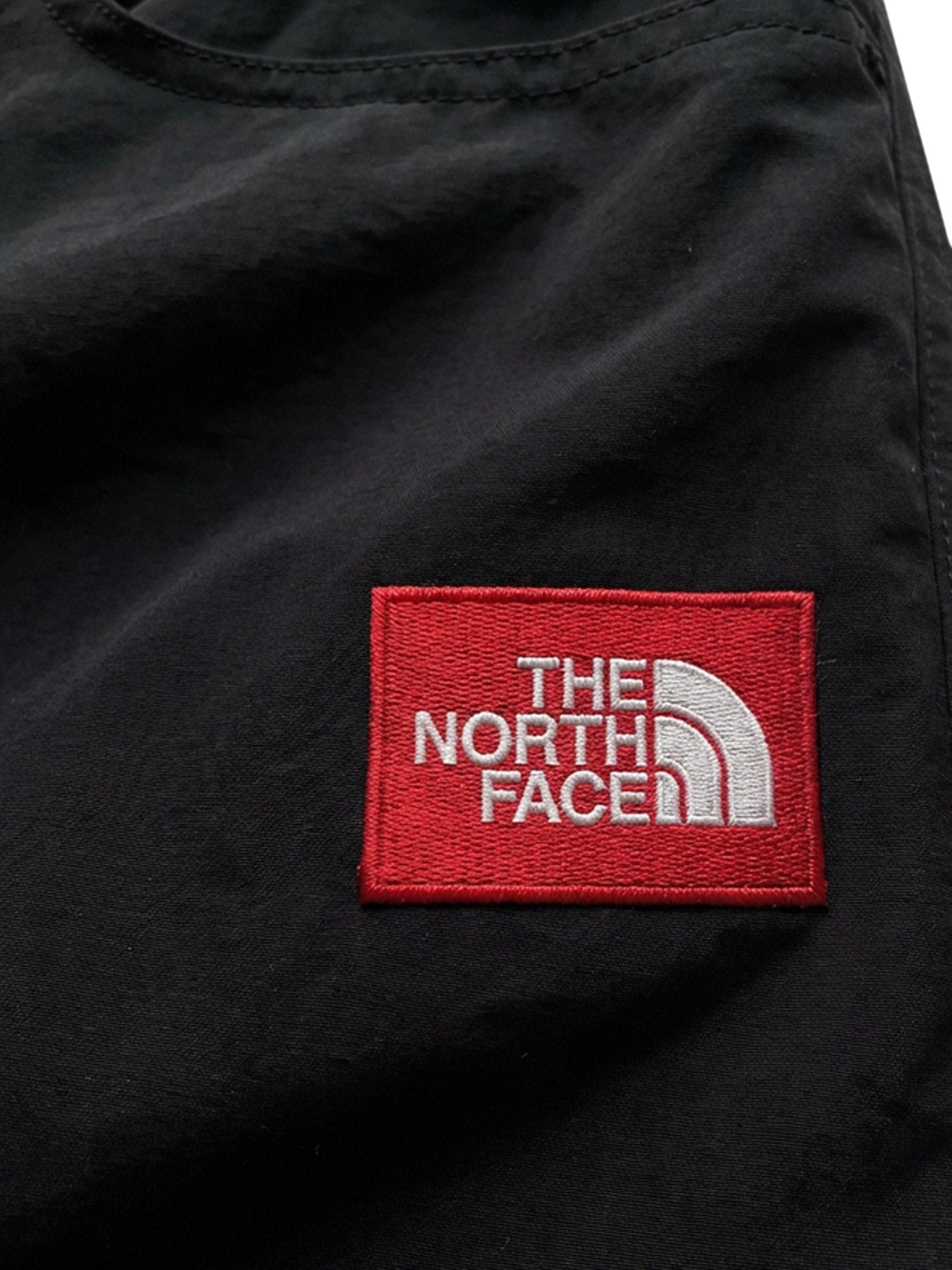 The North Face Nylon trousers with front logo patch