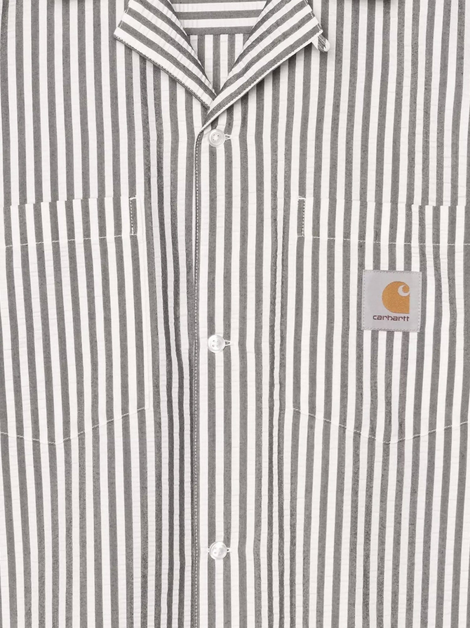Carhartt WIP Level cotton blend shirt with striped pattern