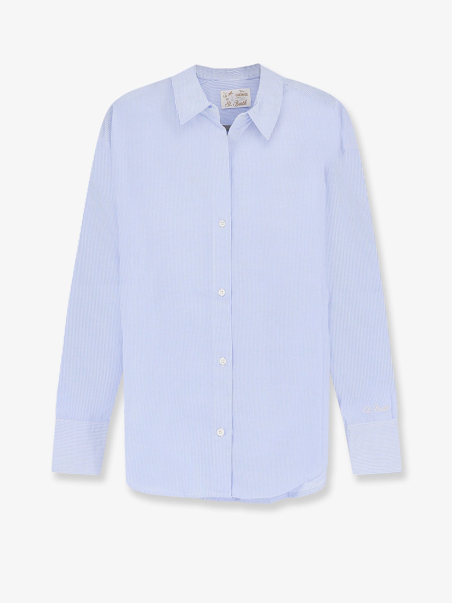 MC2 Saint Barth Cristal cotton shirt with striped pattern