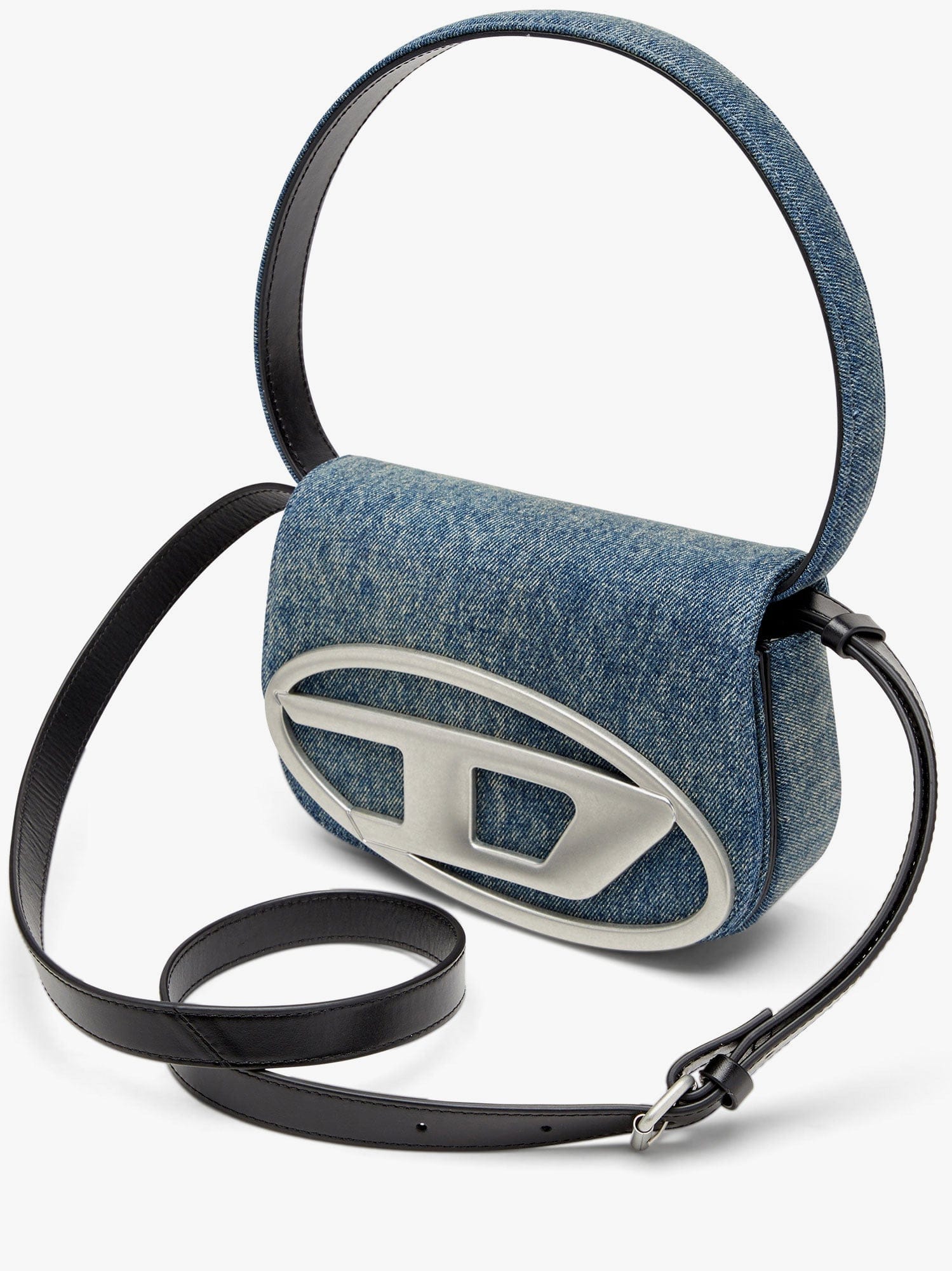 Diesel 1DR denim shoulder bag