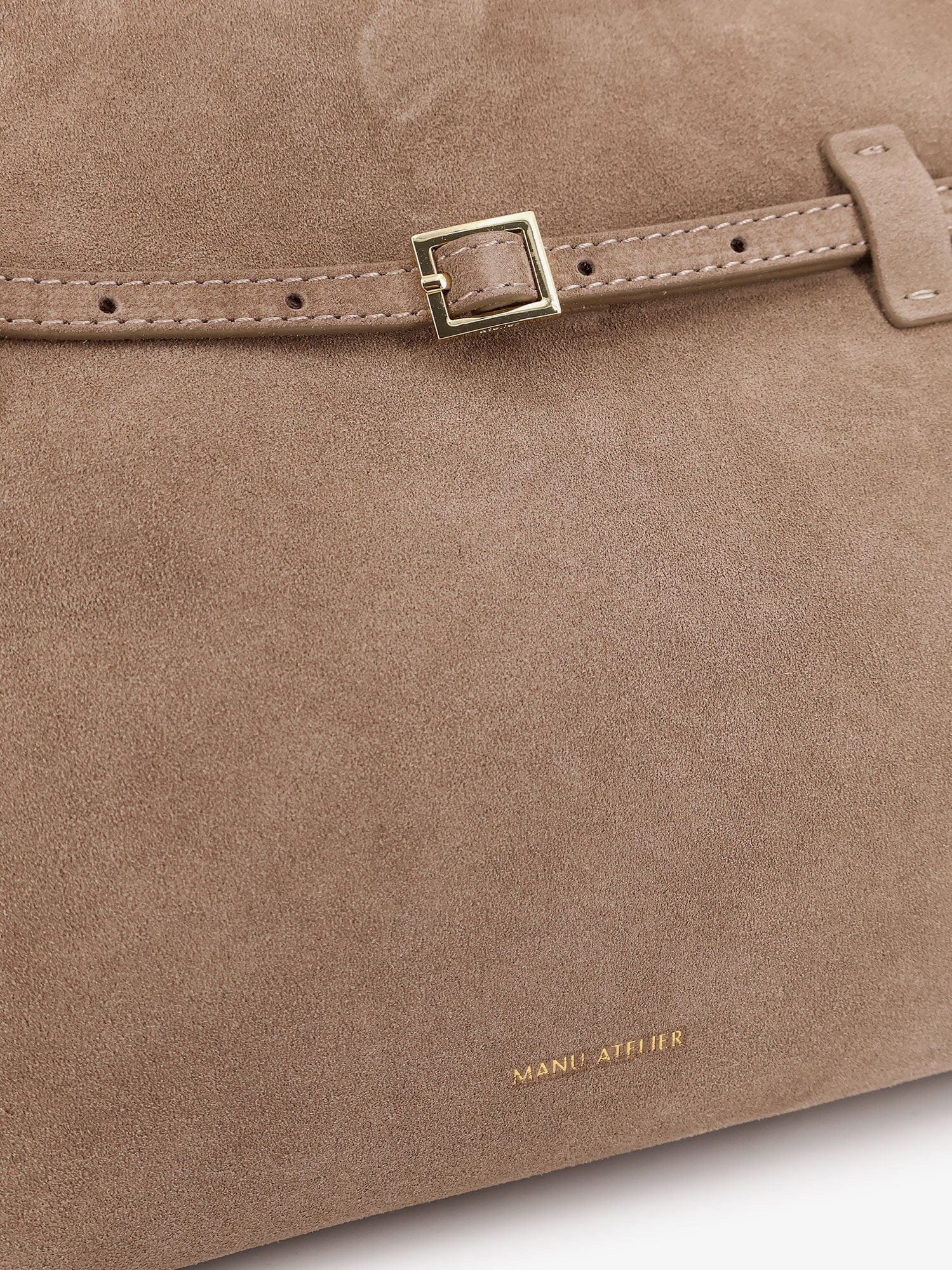 Manu Atelier Le Cambon 35 suede shoulder bag