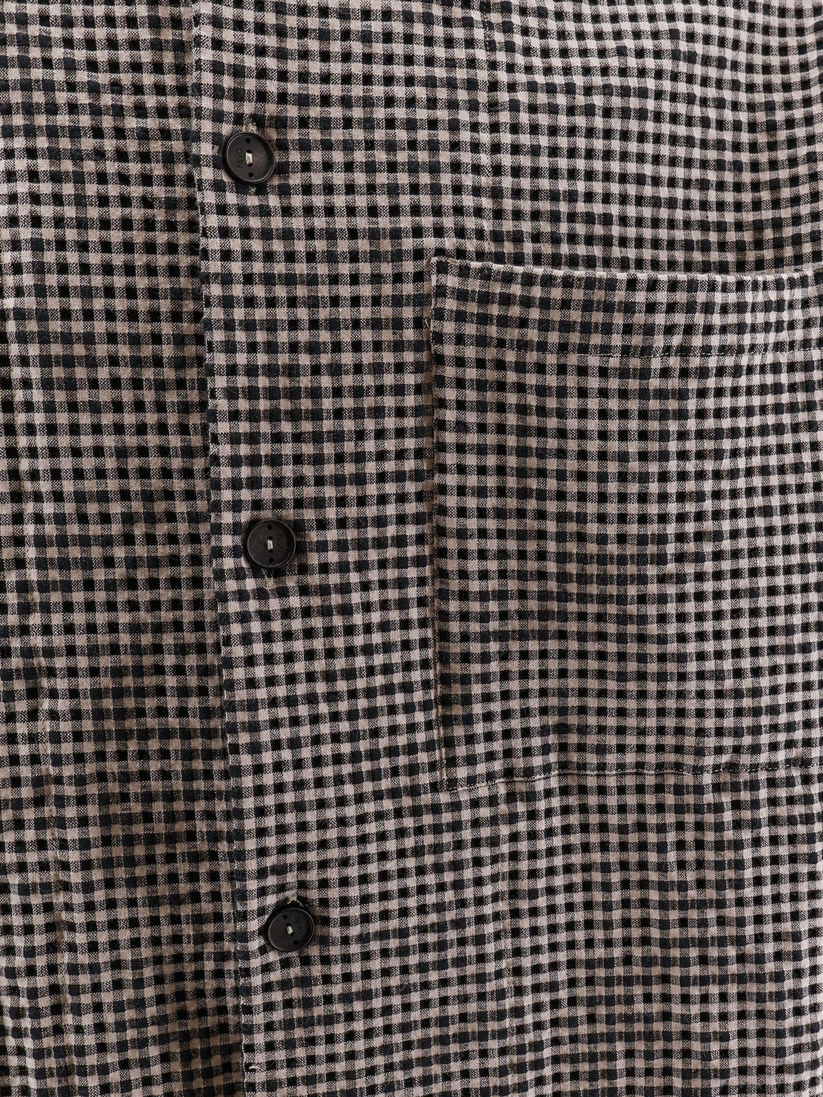 Hevo Cotton blend shirt with checked pattern