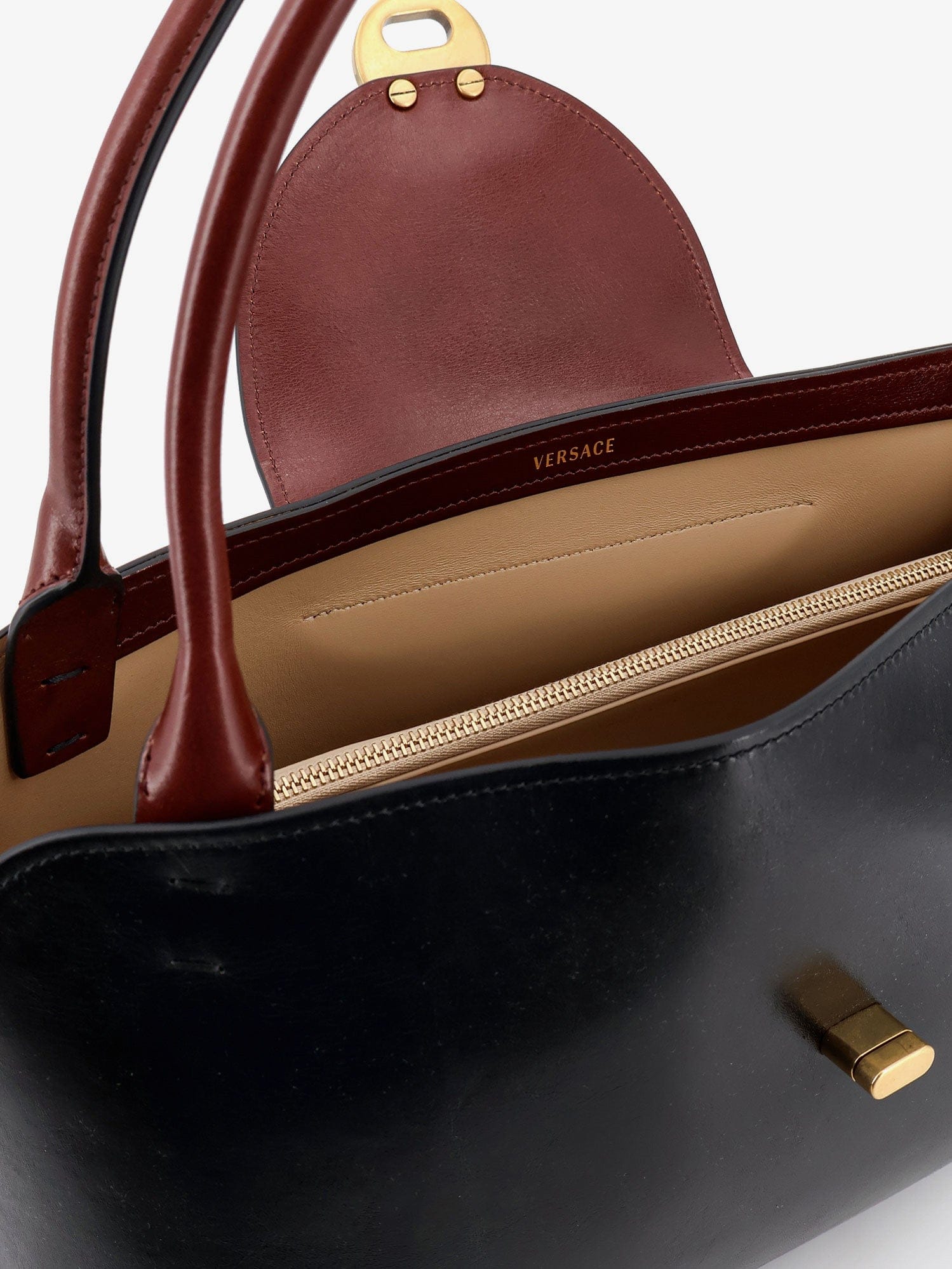 Versace Vivian leather shoulder bag