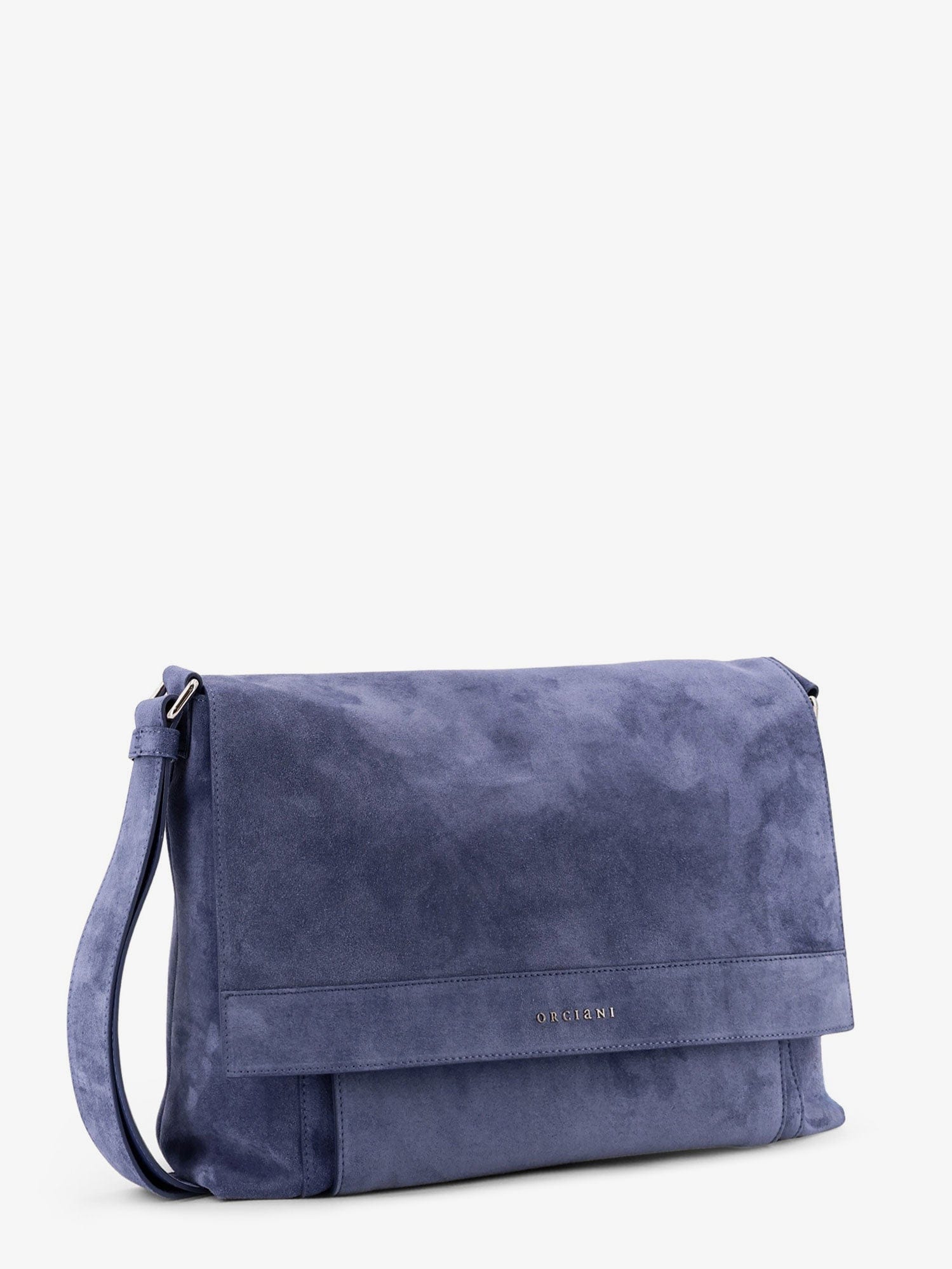 Orciani Peach suede messenger bag