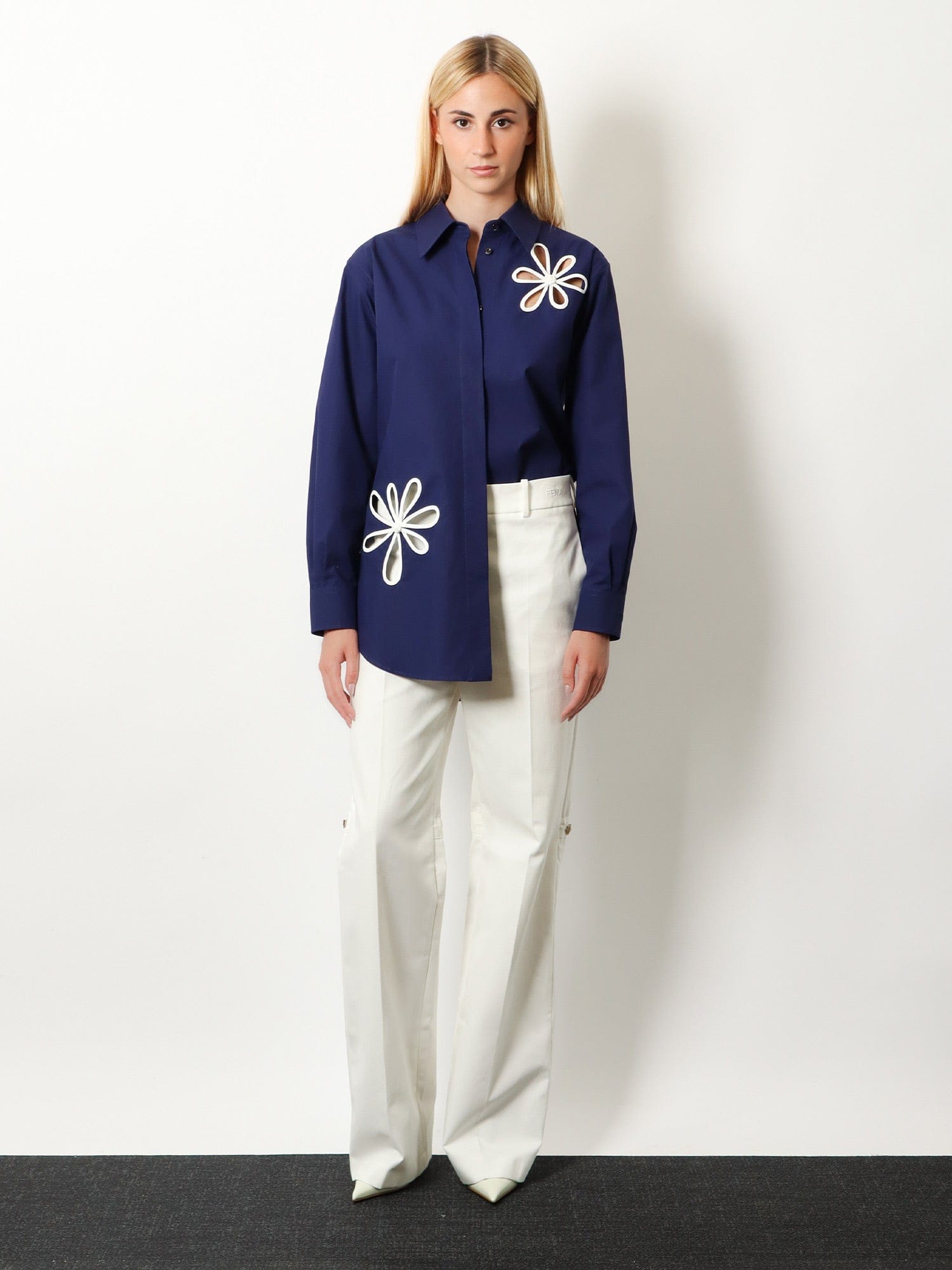 Fendi Technical canvas trousers