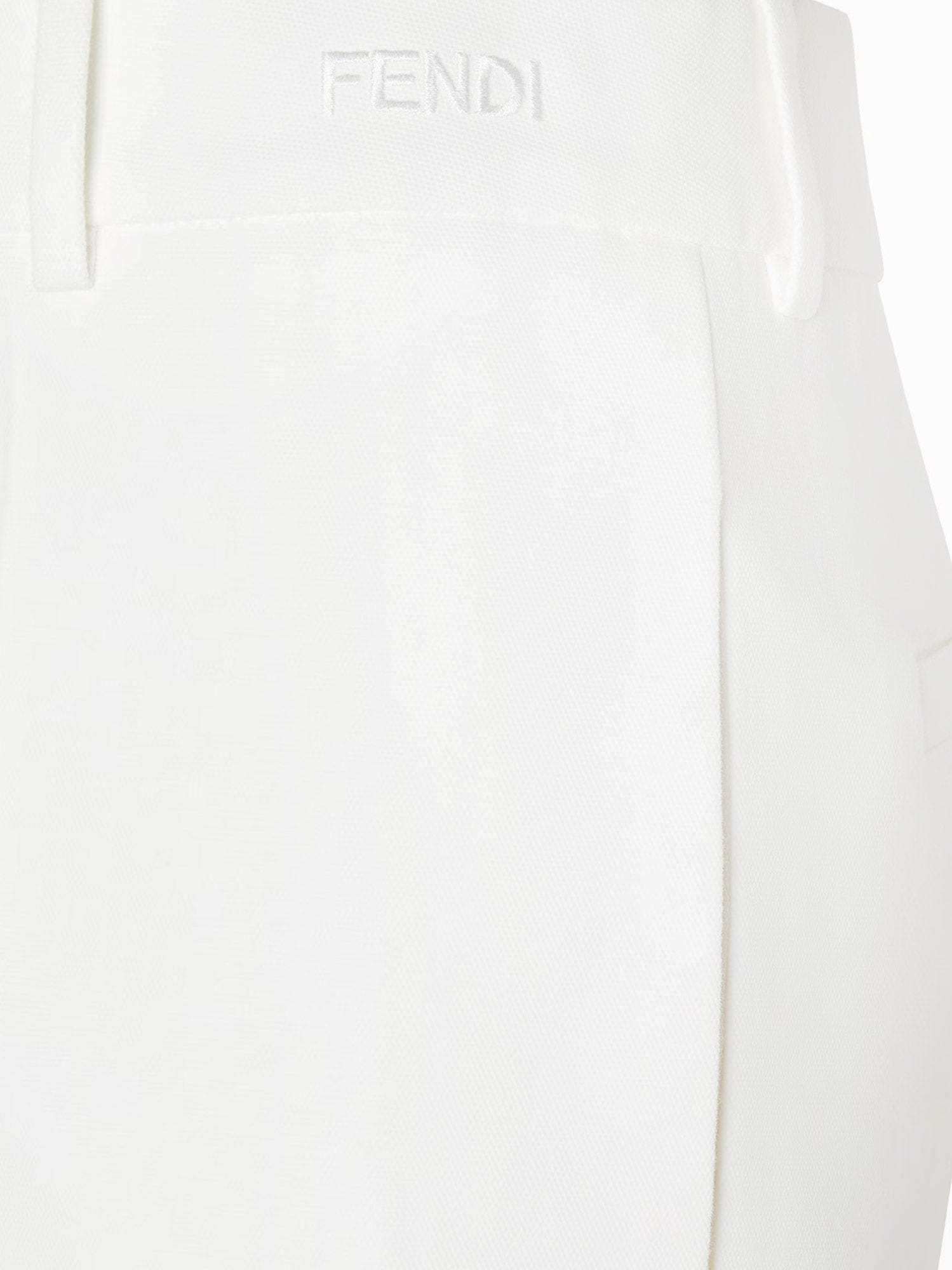 Fendi Technical canvas trousers