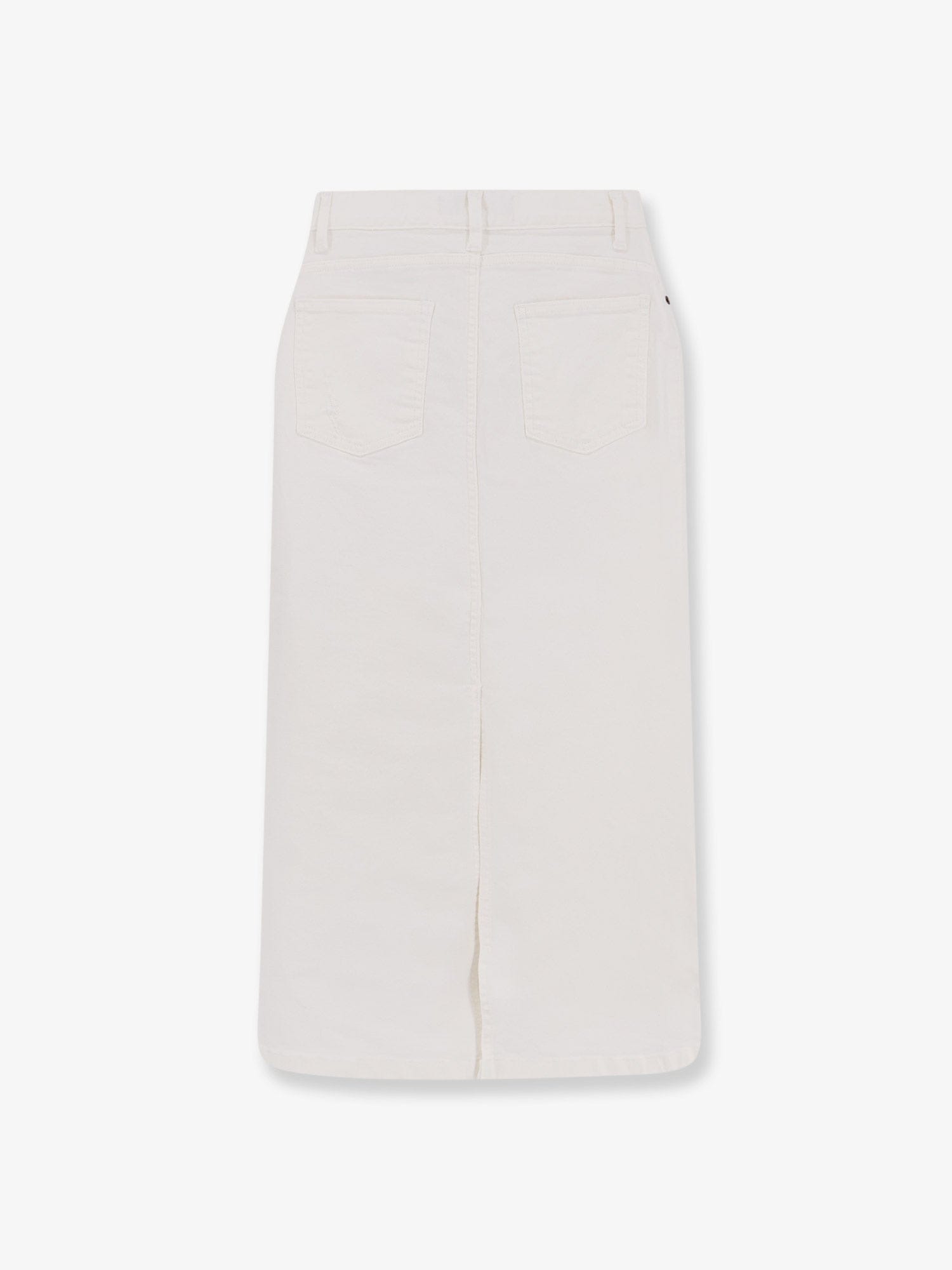 TONYWACK Cotton skirt with rippings detail