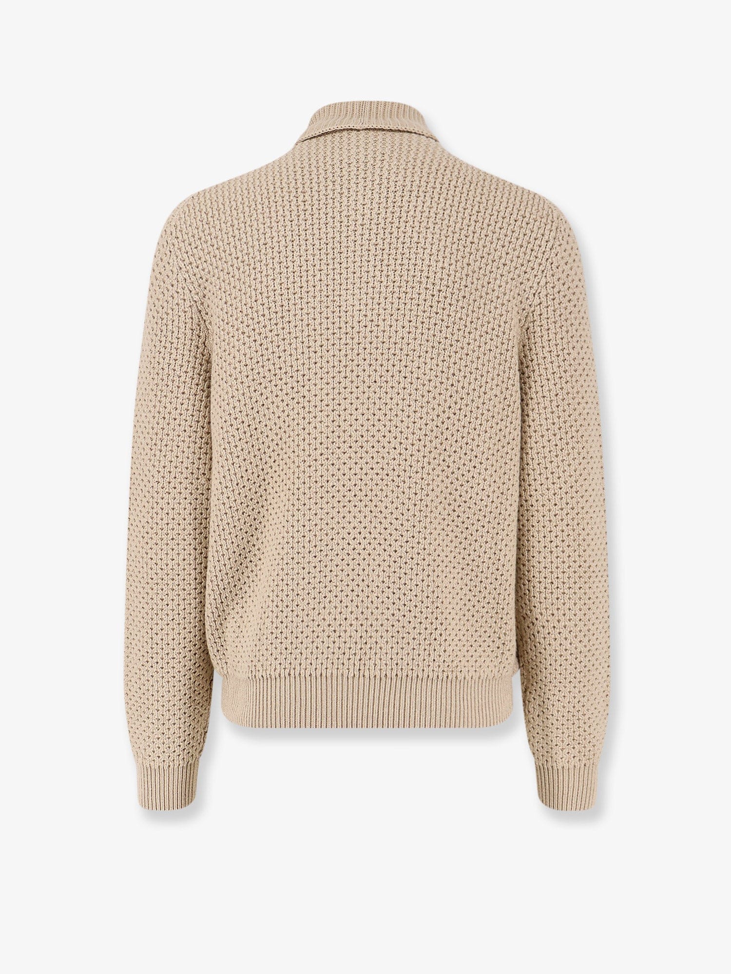 Loro Piana Linen, virgin wool, cashmere and silk blend sweater