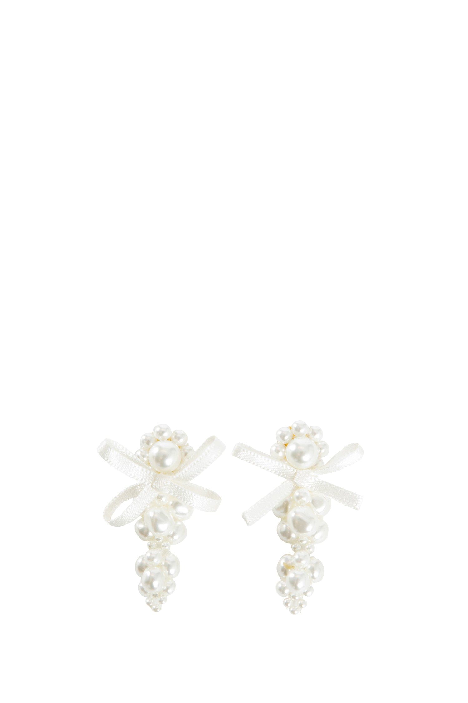 Simone Rocha Petite Bow Cluster Earrings