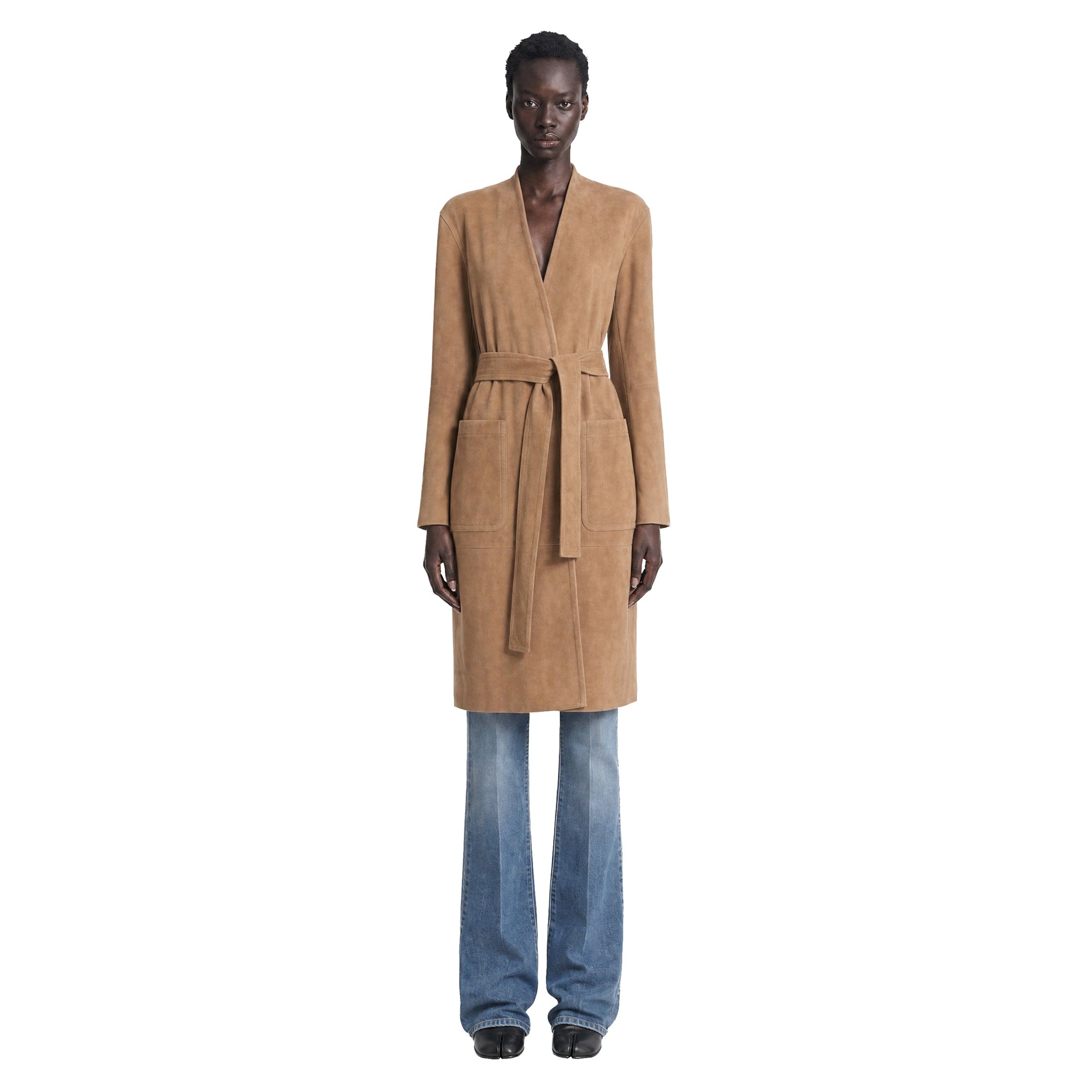 Max Mara Suede Duster Coat