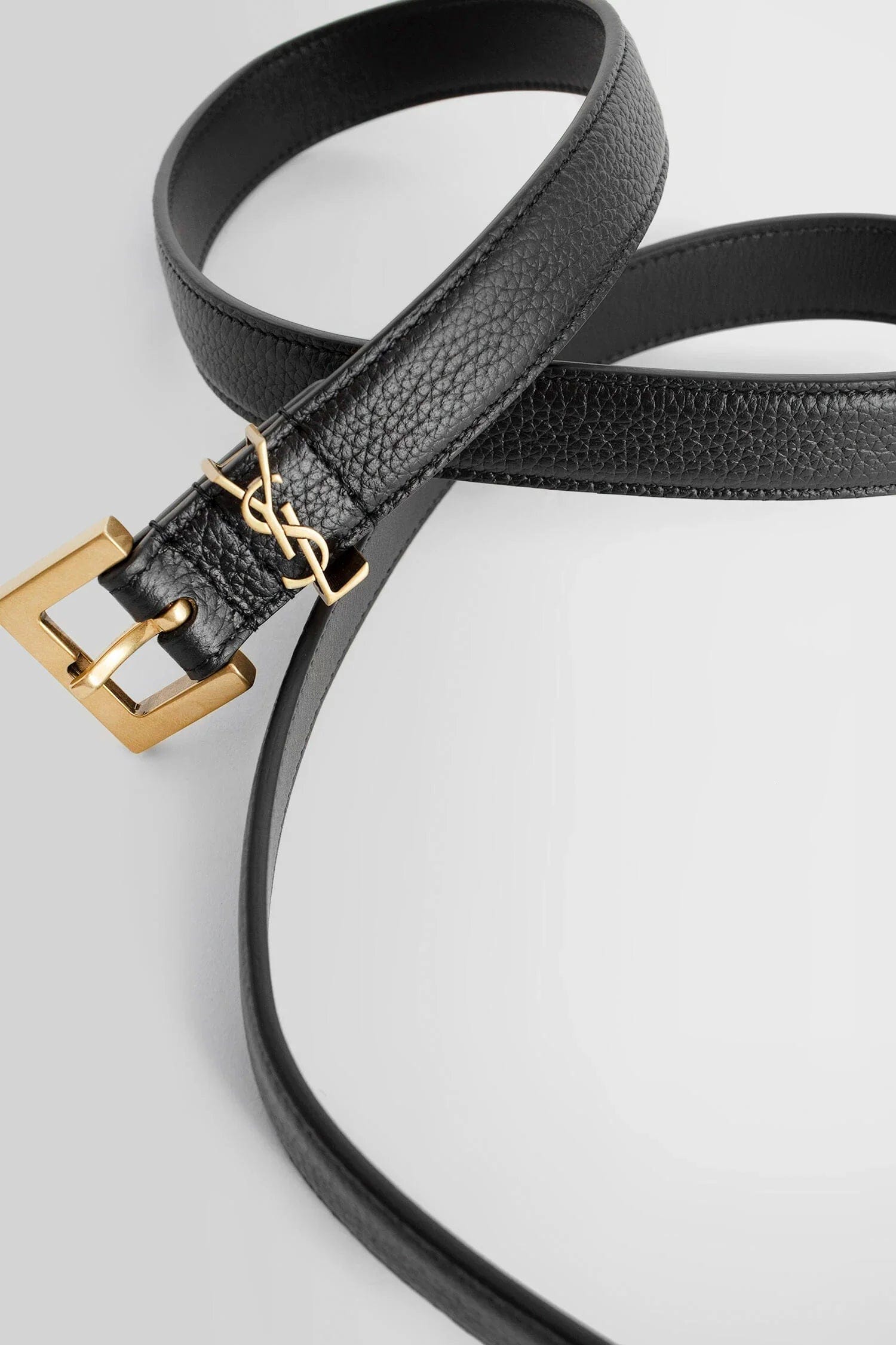 SAINT LAURENT WOMAN BLACK BELTS