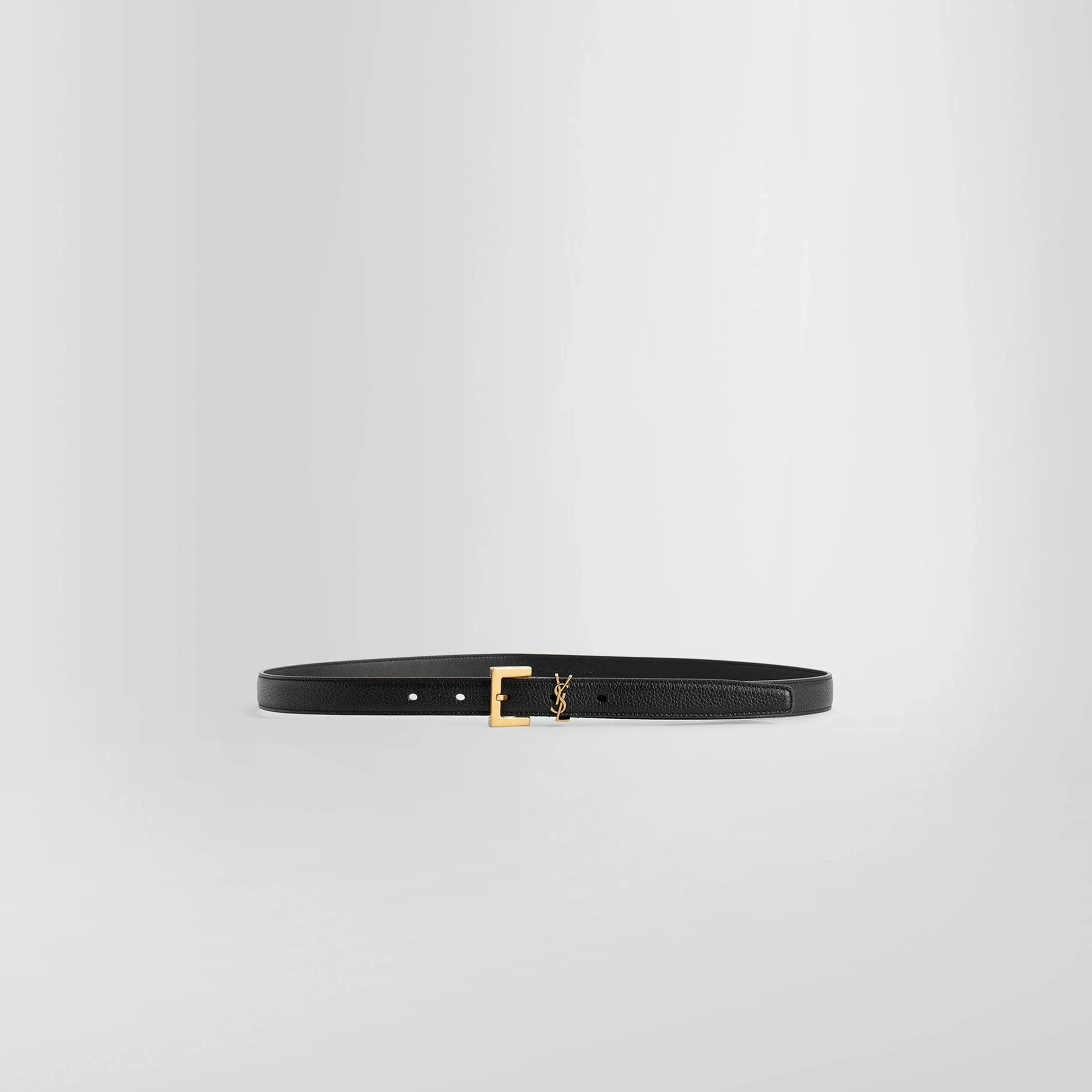 SAINT LAURENT WOMAN BLACK BELTS