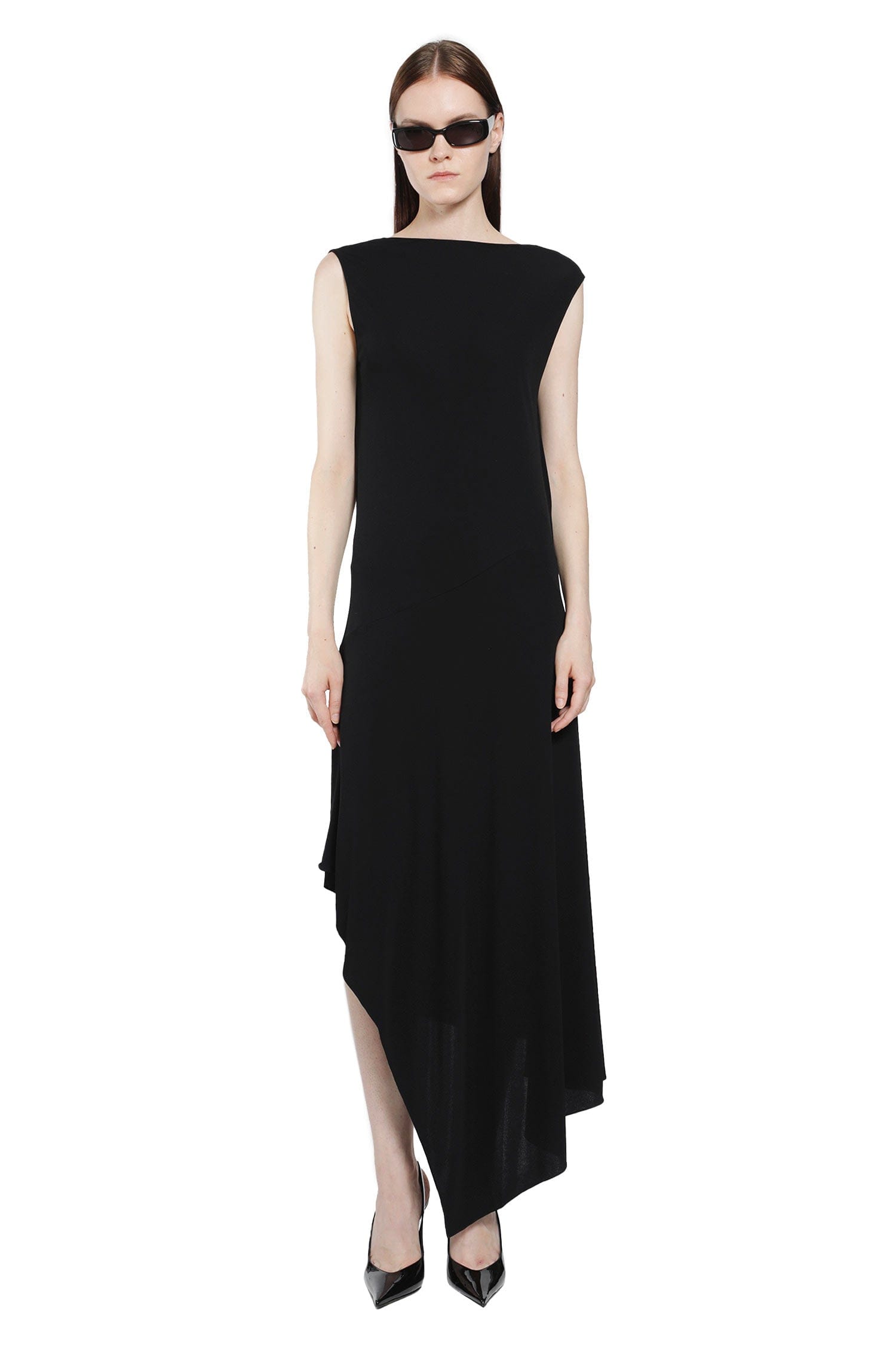 Alaia Backless Jersey Crepe Dress