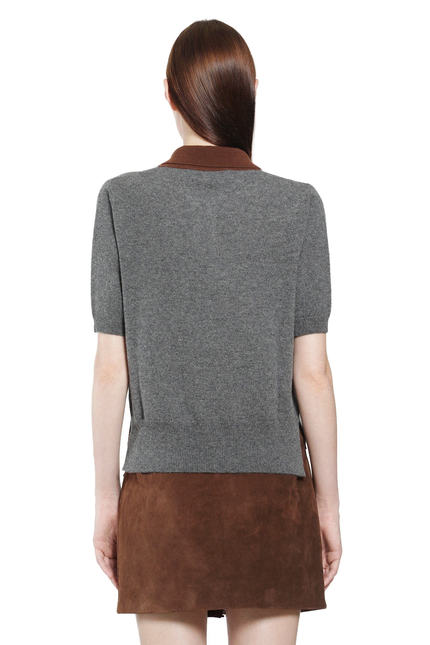 Marni Cashmere Polo Shirt with Contrast Colour