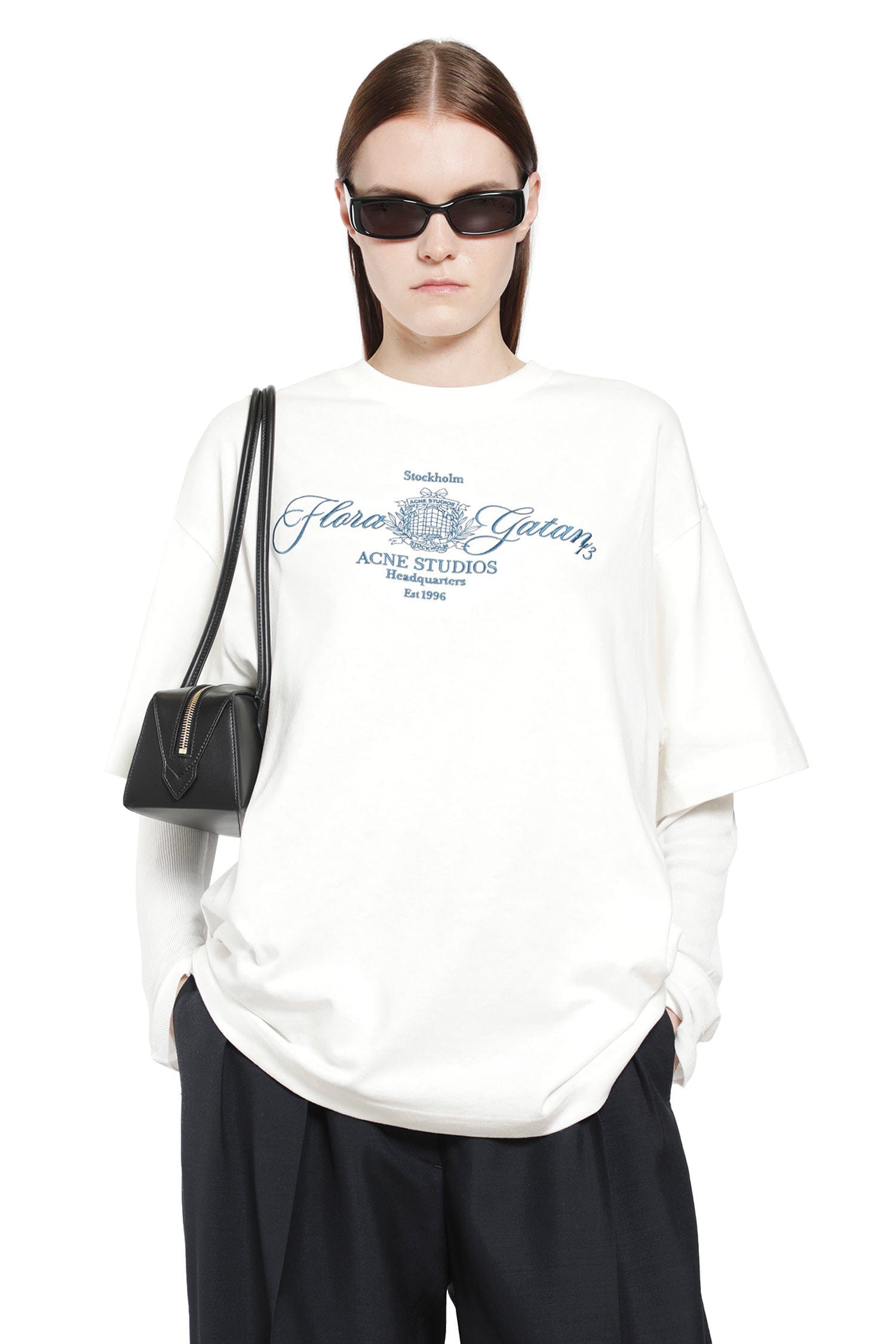 Acne Studios Layered Crest Long Sleeve T-Shirt