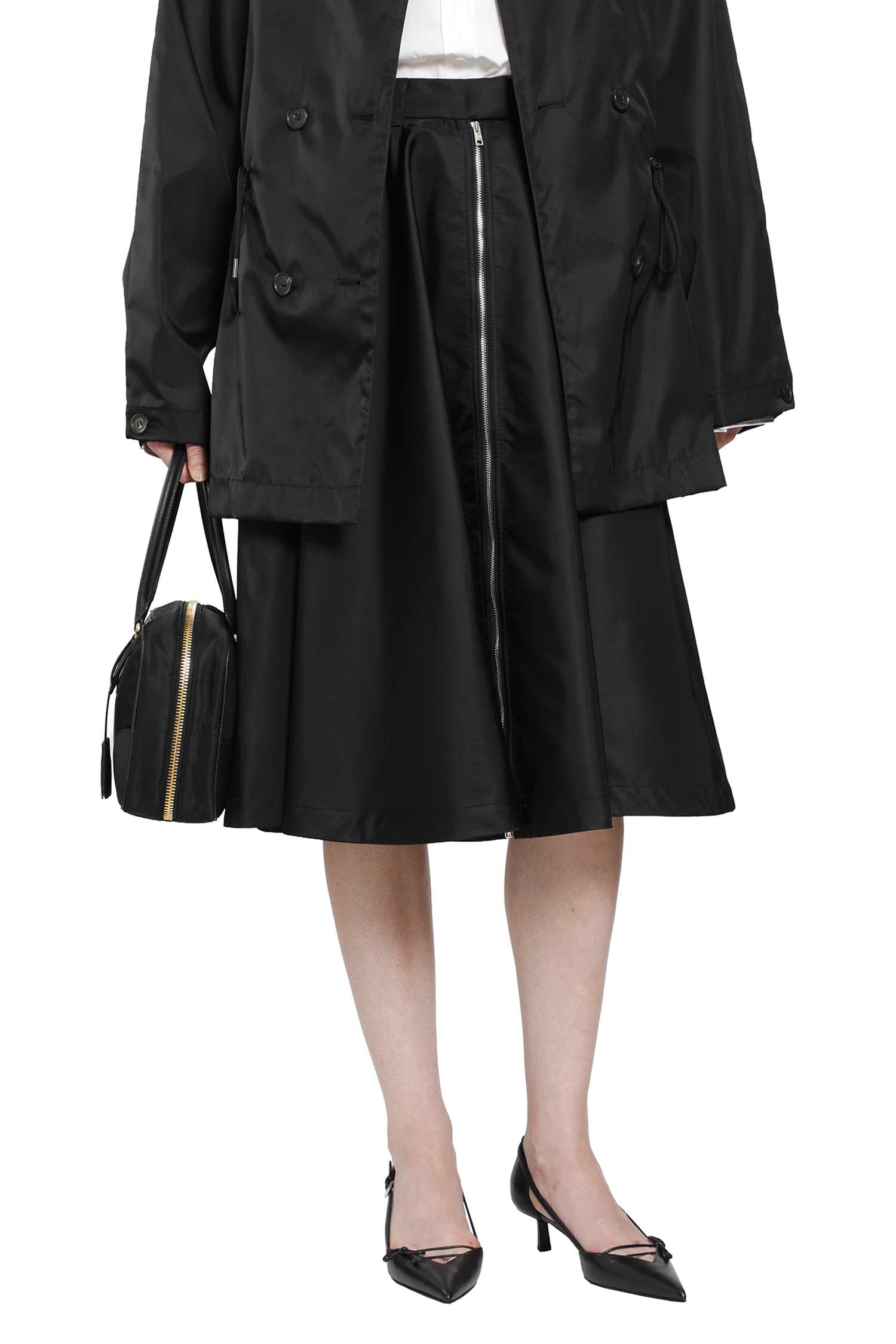 Prada Re-Nylon Midi Skirt