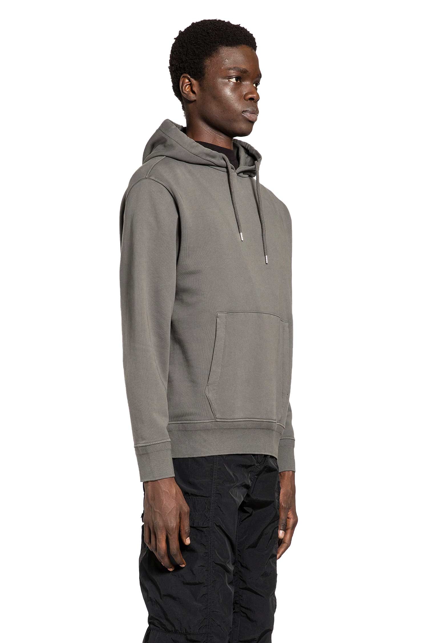 C.P. Company Cotton Diagonal Fleece Hoodie
