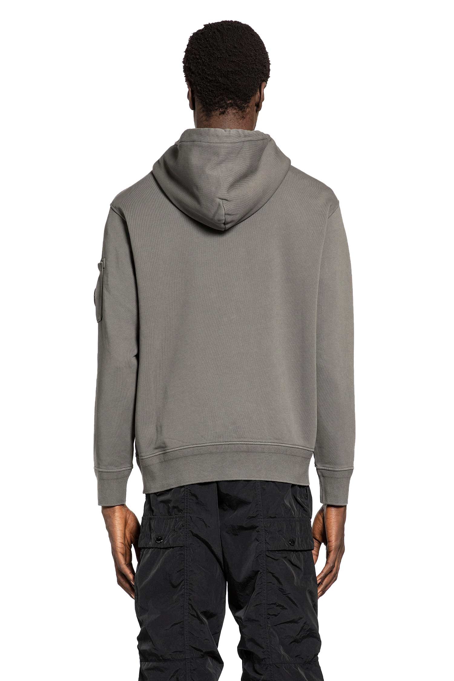 C.P. Company Cotton Diagonal Fleece Hoodie