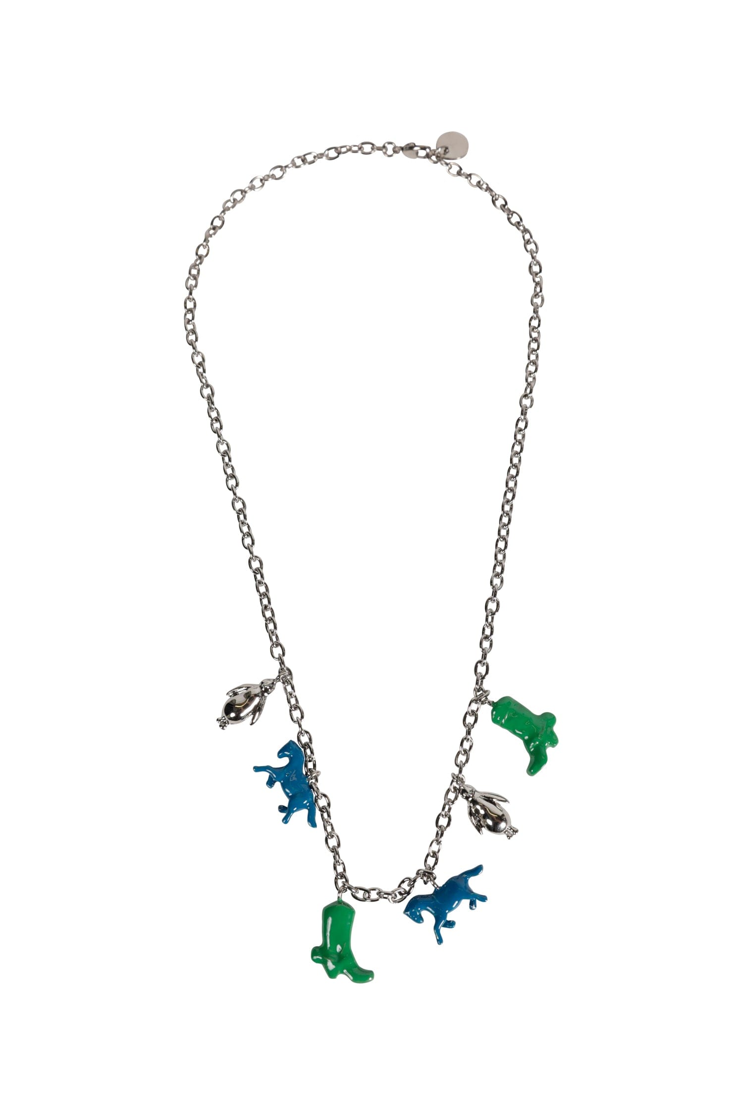 Marni Horse Charms Chain Necklace