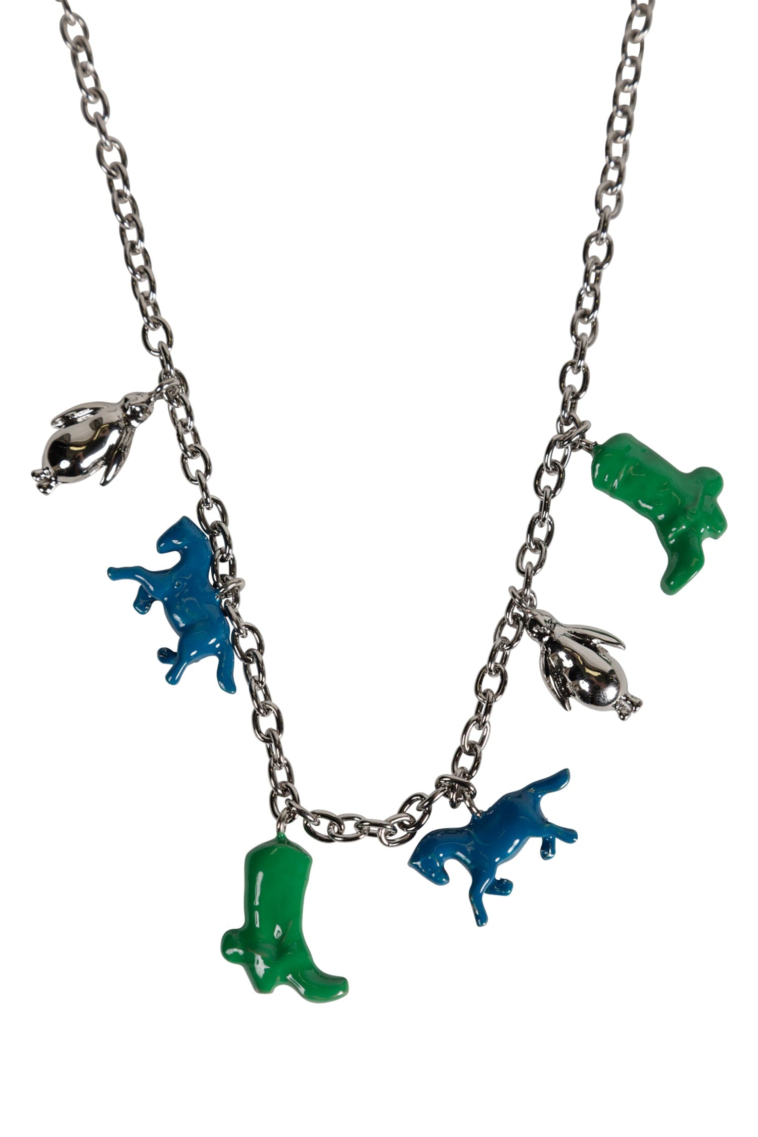 Marni Horse Charms Chain Necklace
