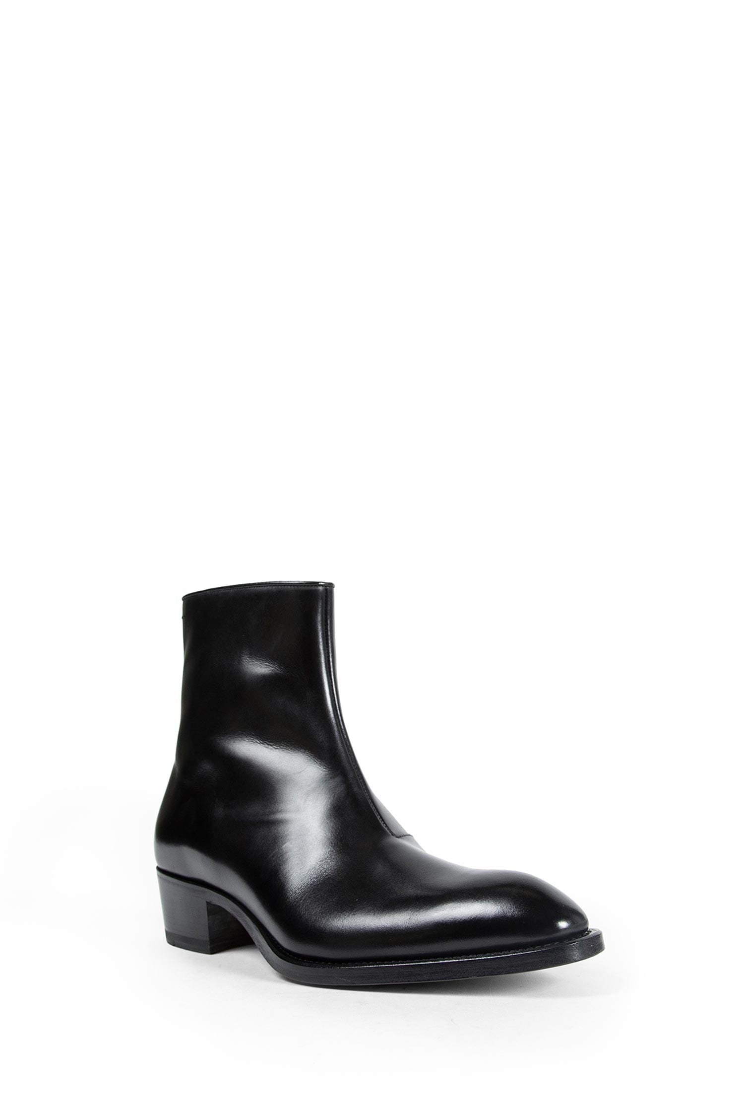 TOM FORD Burnished Leather Vincent Ankle Boots