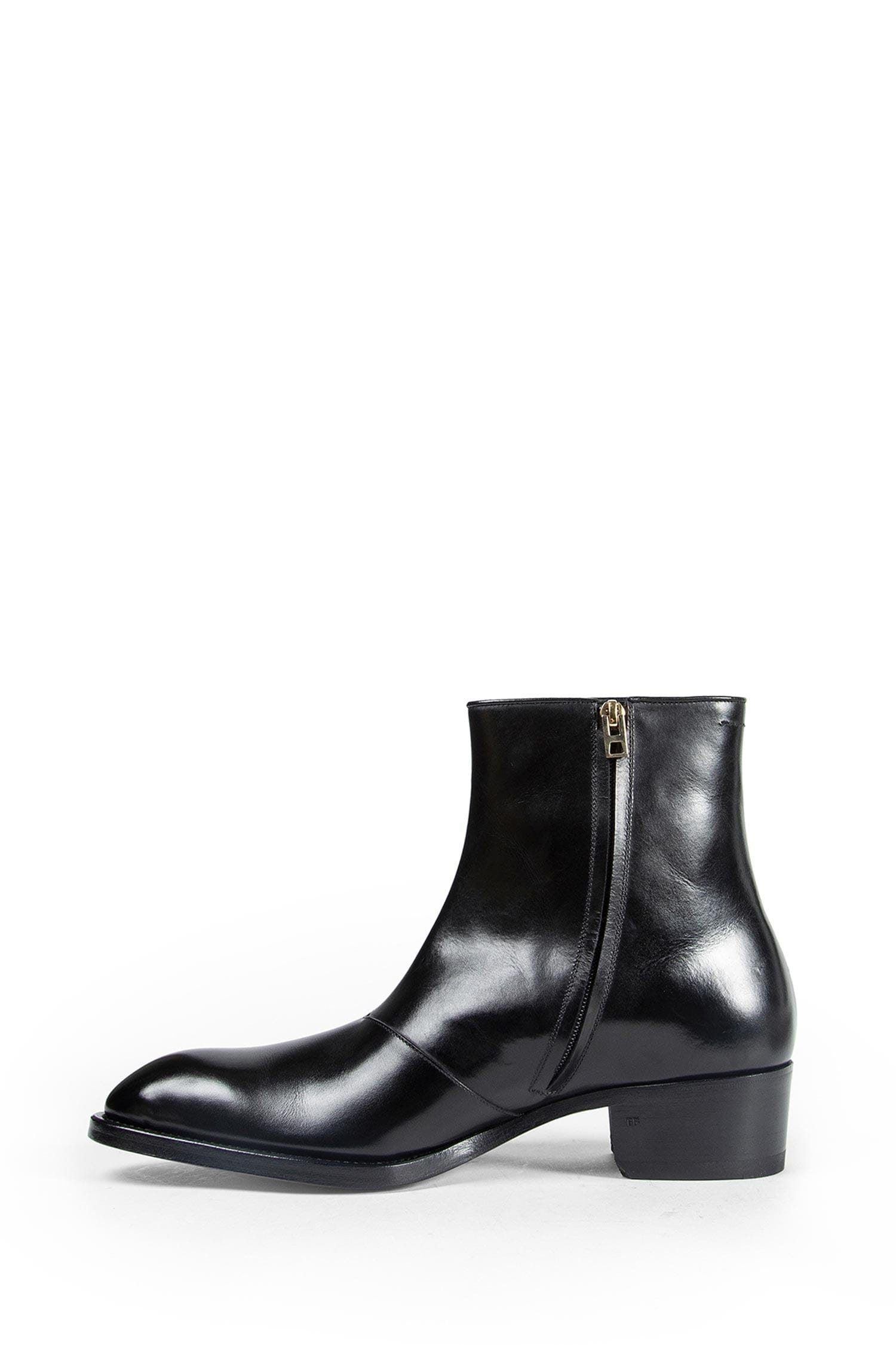 TOM FORD Burnished Leather Vincent Ankle Boots