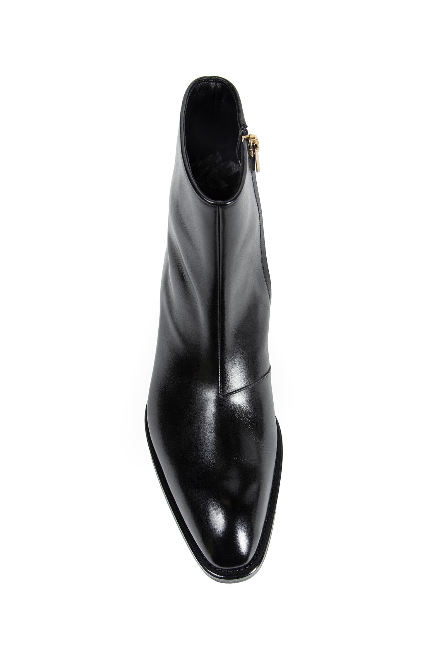 TOM FORD Burnished Leather Vincent Ankle Boots