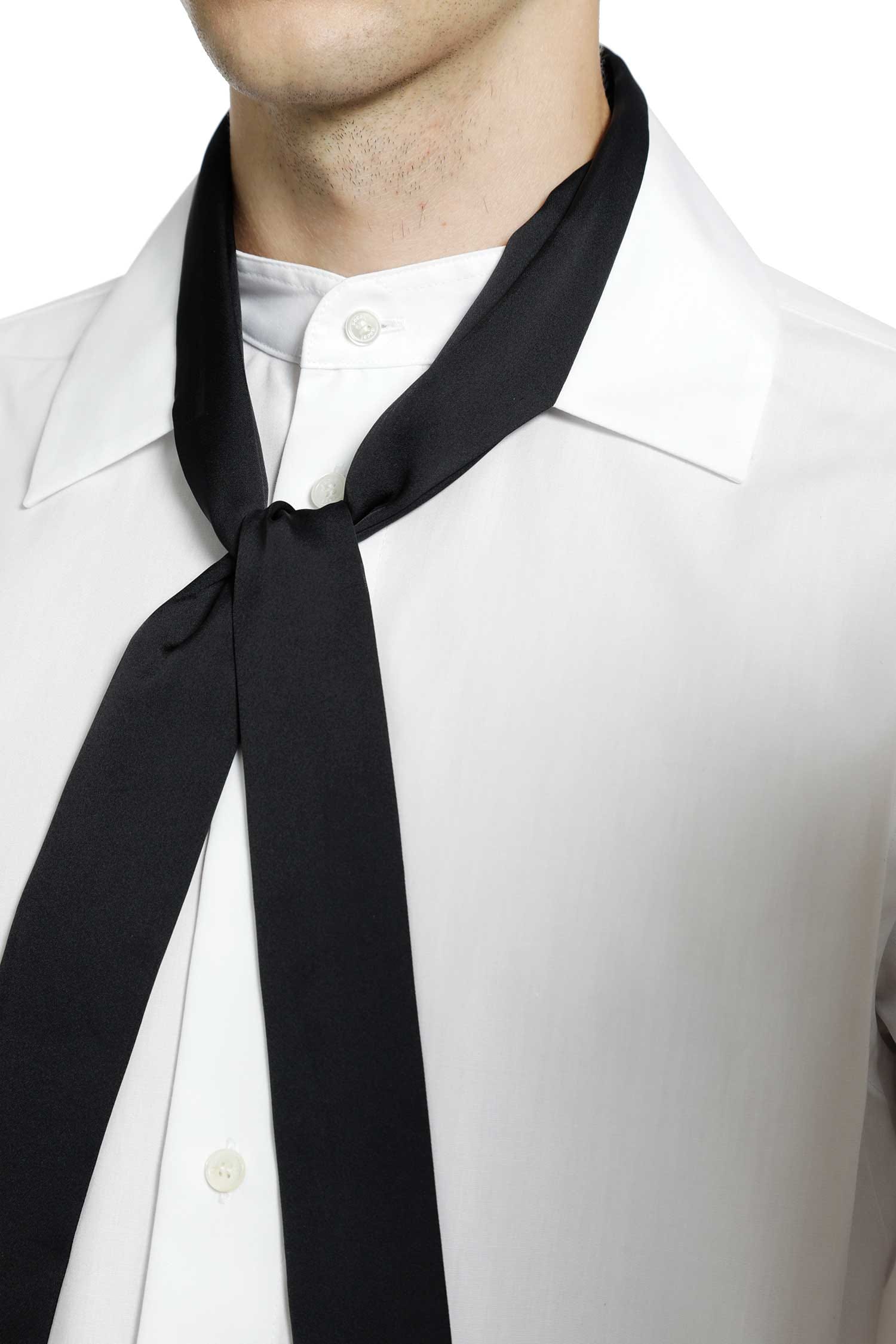 Sacai Poplin Shirt (With Satin Tie)