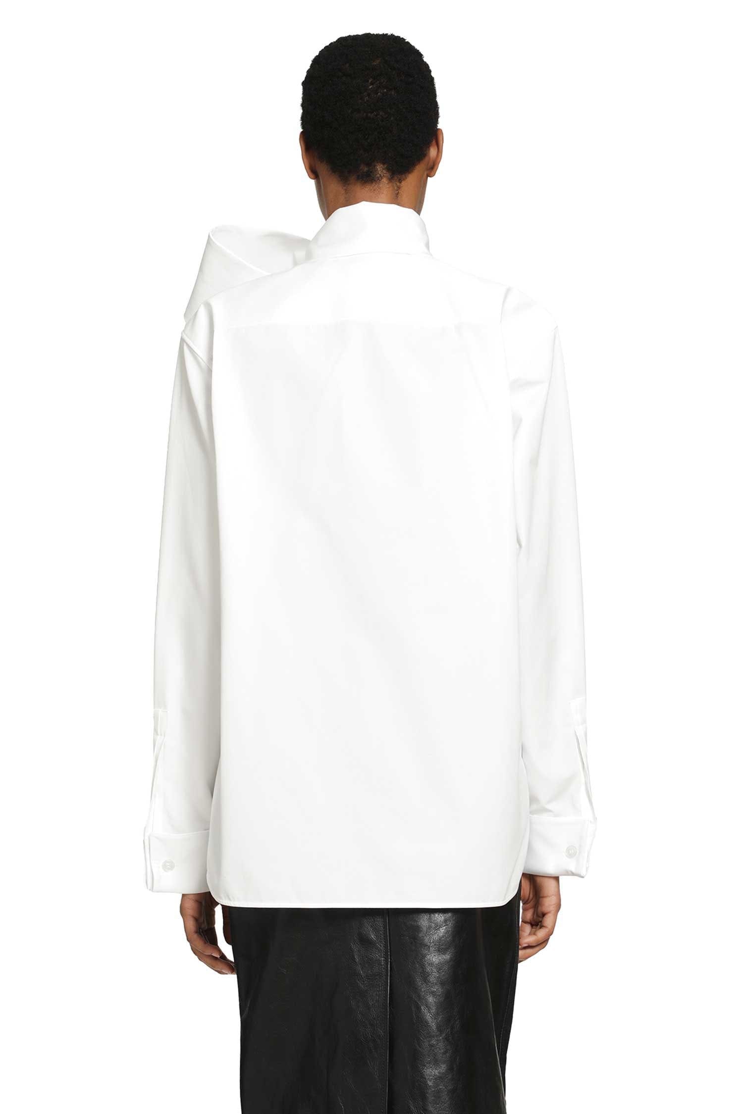 Saint Laurent Lavallière Shirt in Cotton Poplin