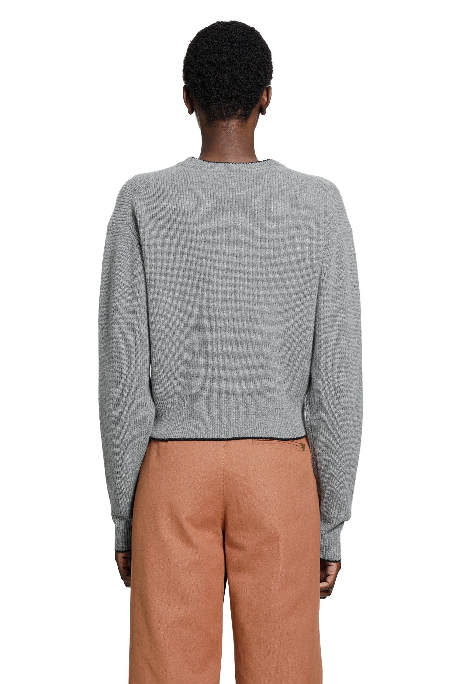 Chloe Wool Knit Cropped Sweater