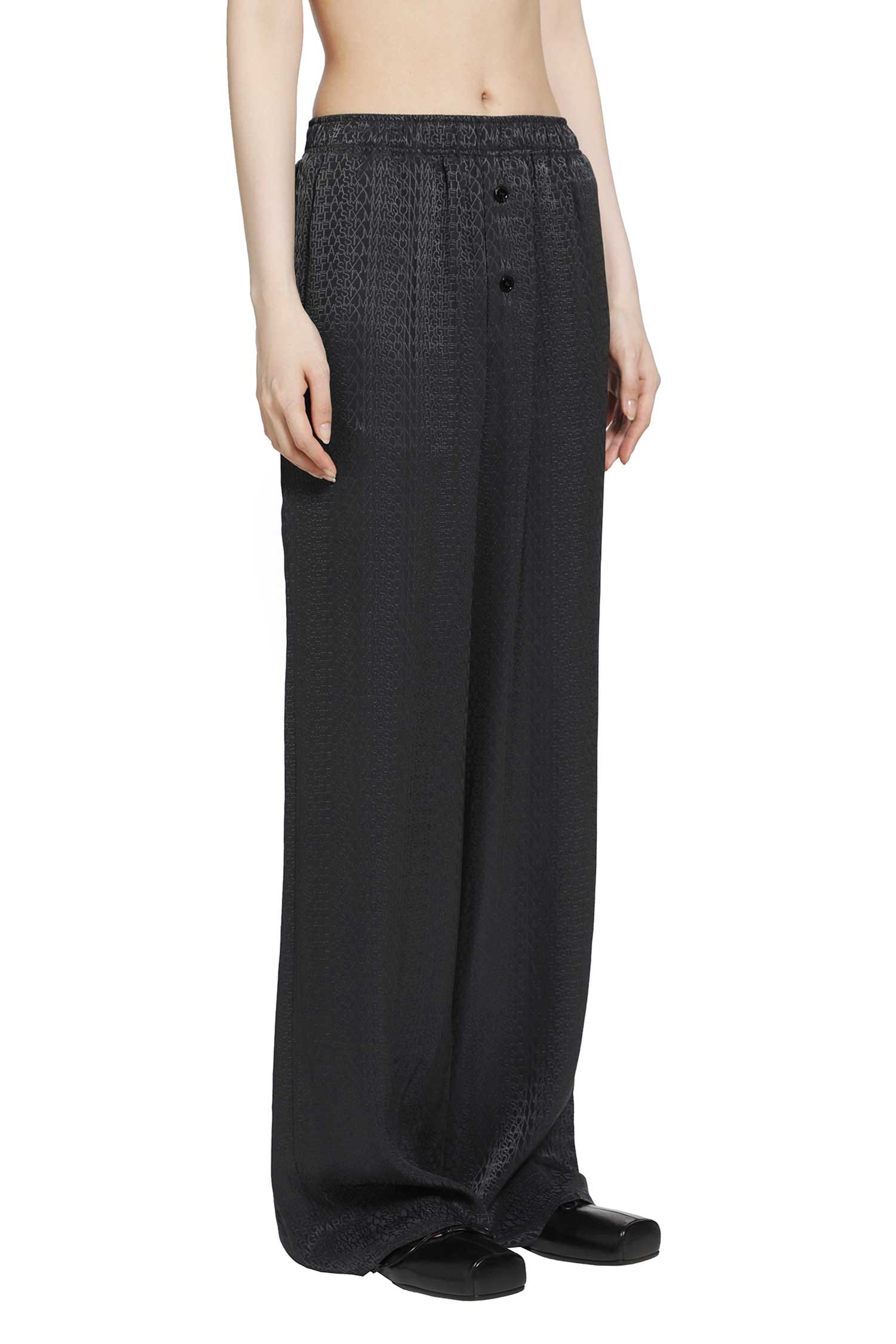 MM6 Maison Margiela Viscose Blend Jacquard Trousers