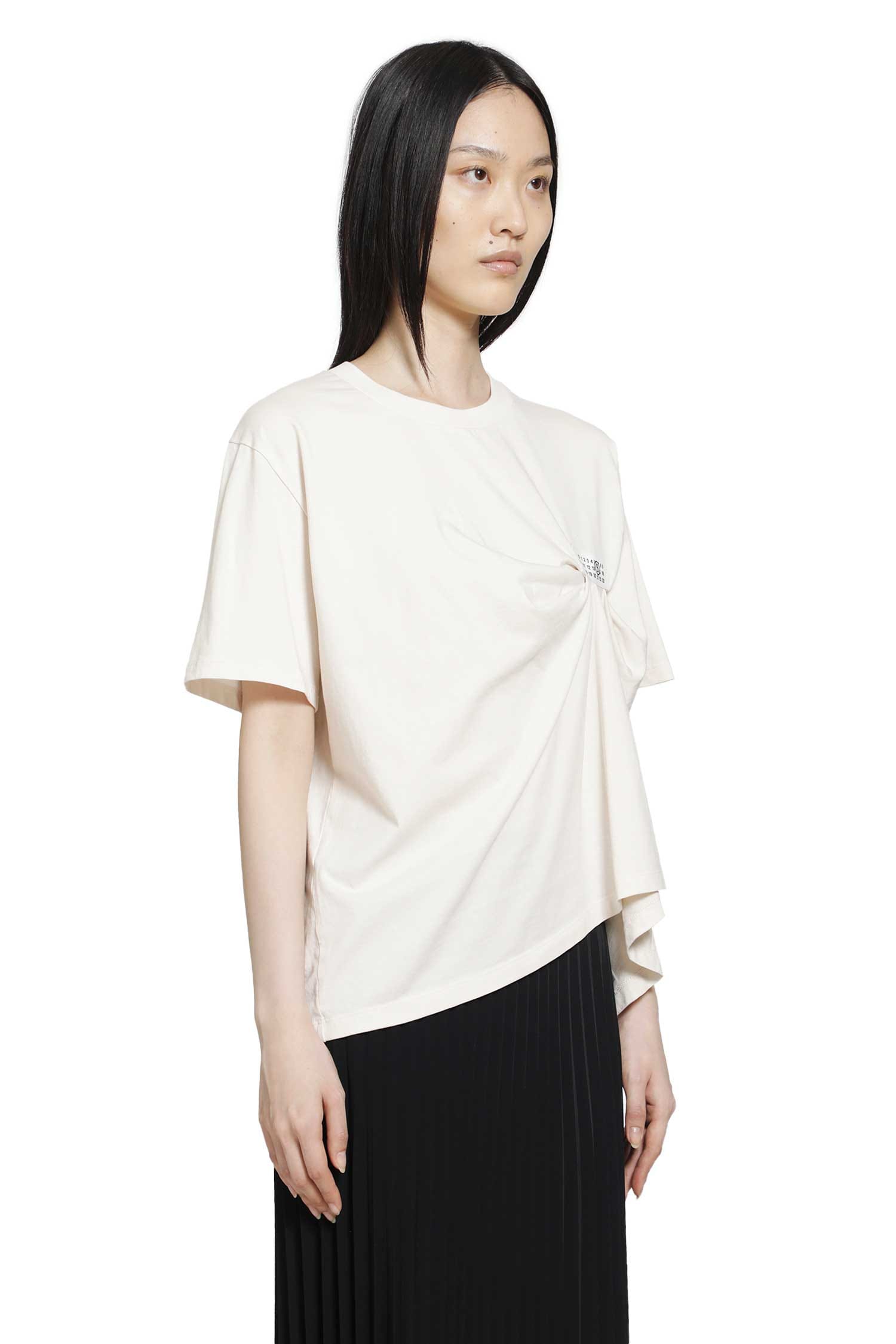 MM6 Maison Margiela Draped Numeric T-Shirt