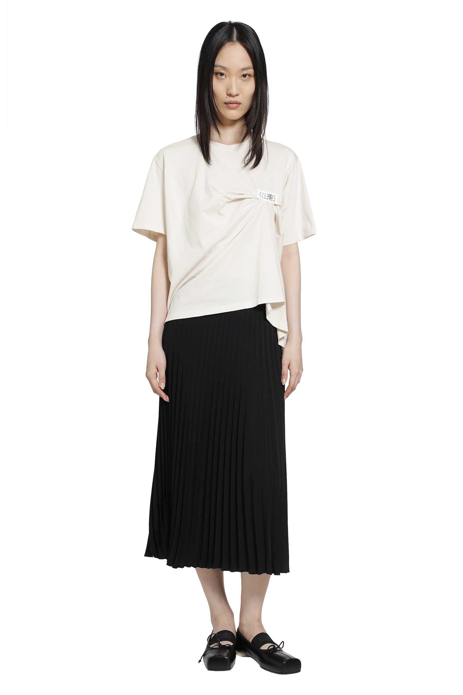 MM6 Maison Margiela Draped Numeric T-Shirt
